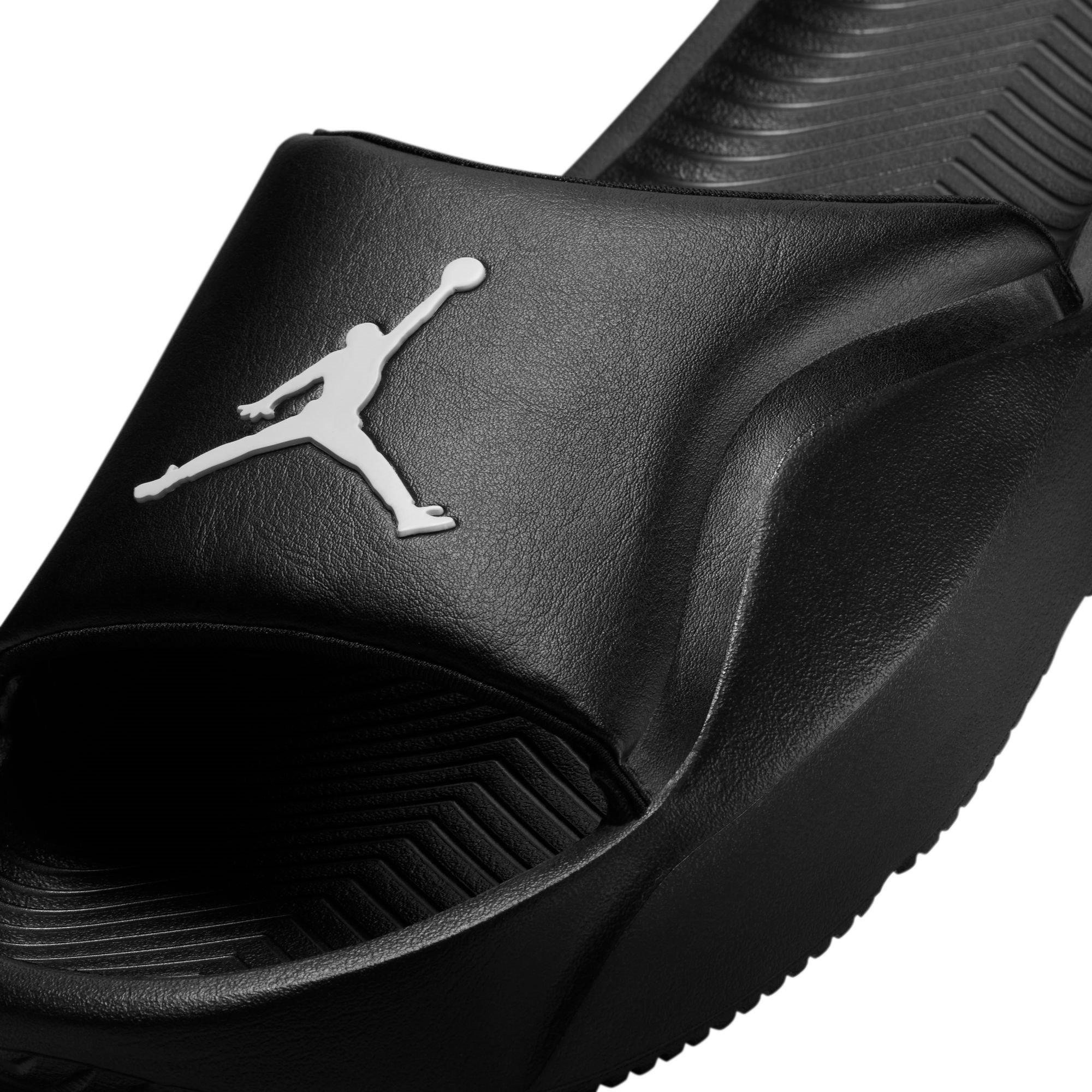 Black/White - Air Jordan - Men's Pool Sliders - 6