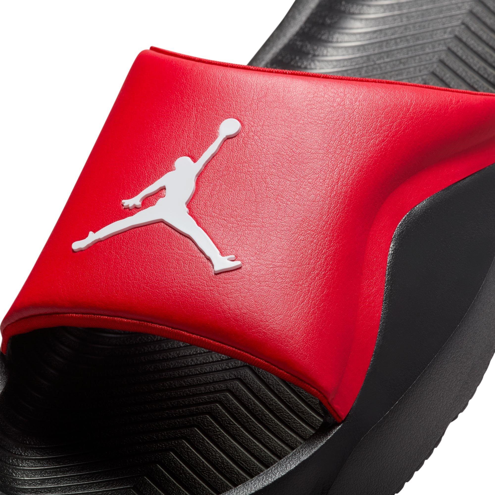 Red/Black - Air Jordan - Men's Pool Sliders - 5