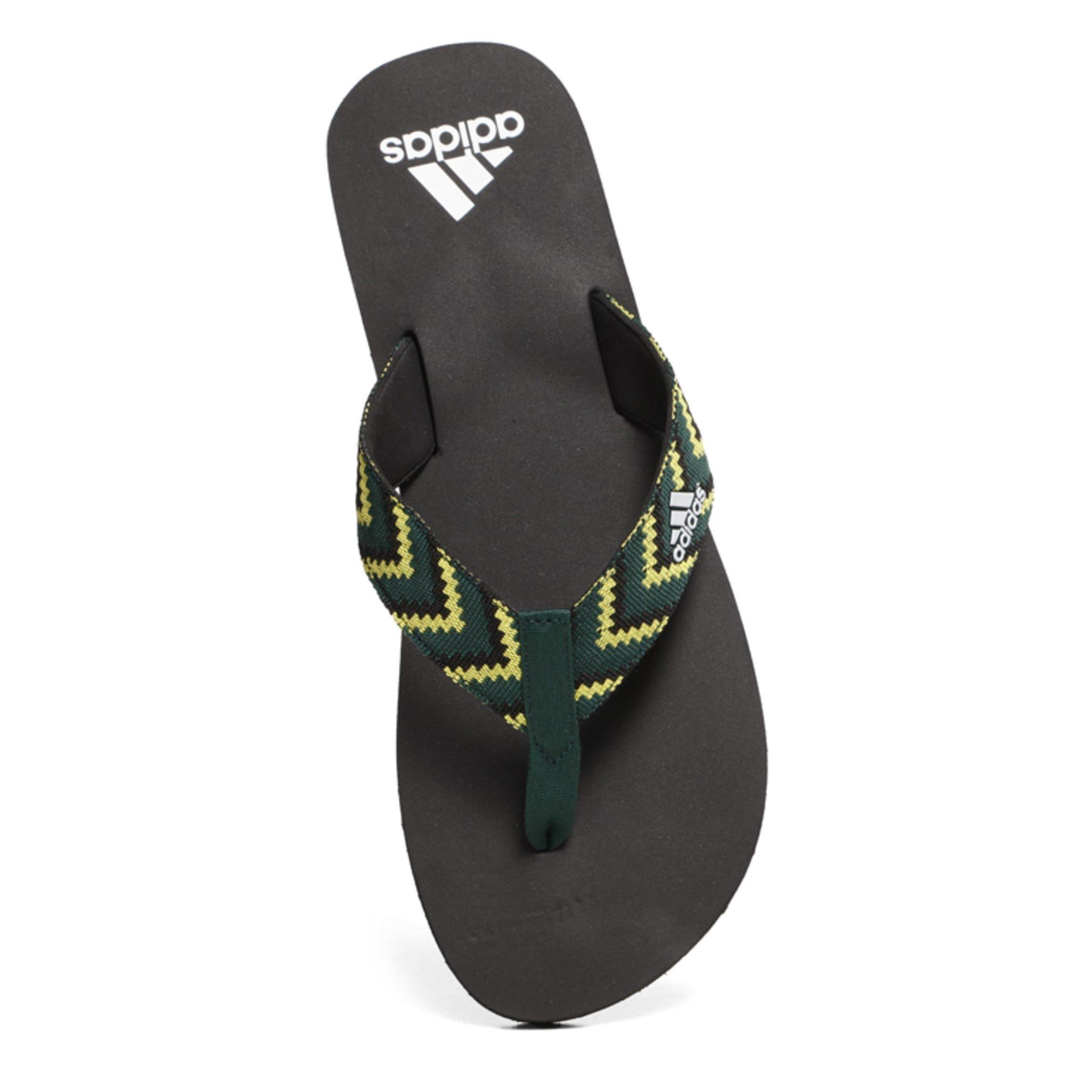 Green/Blk/Yell - adidas - Stabile Flip Flop Mens - 3