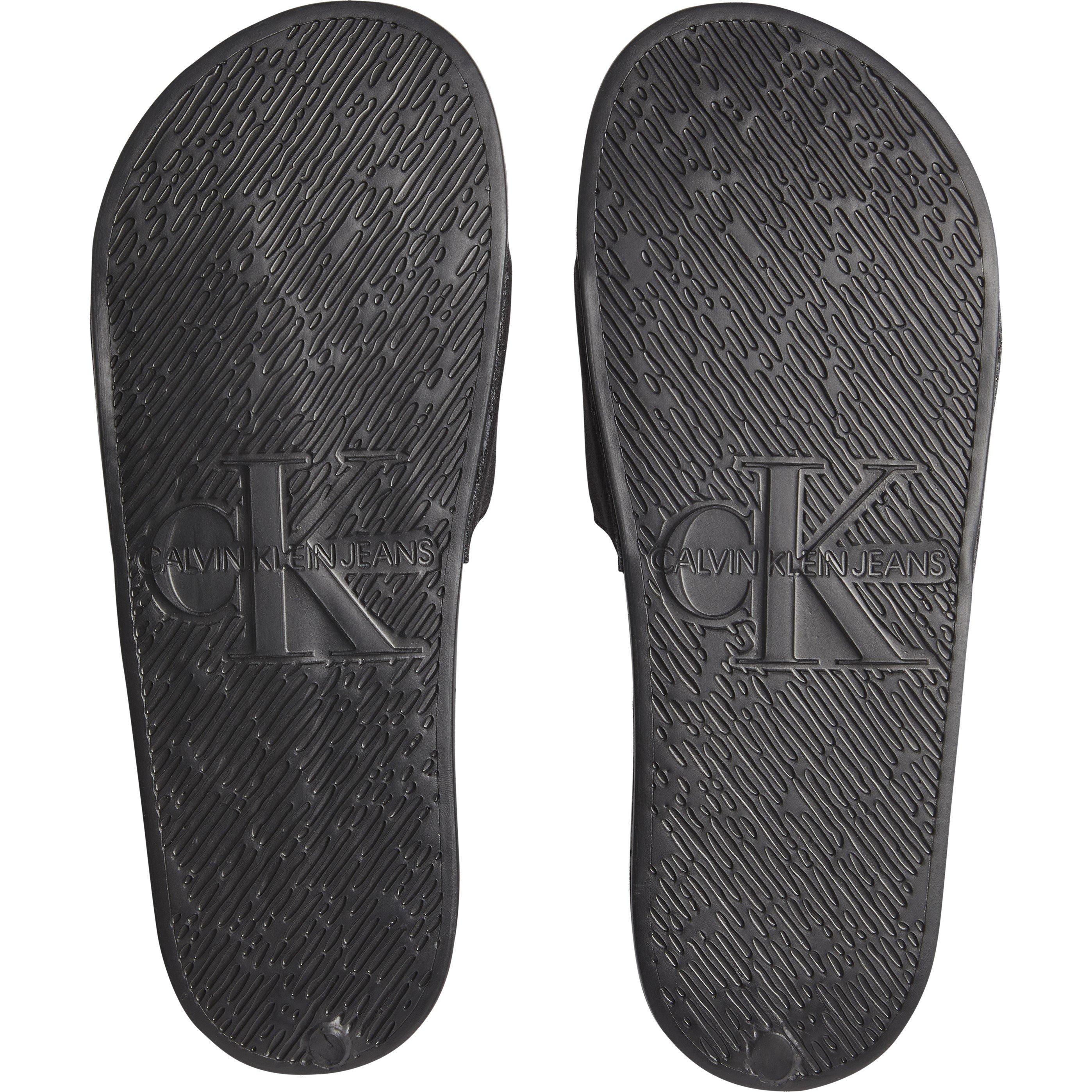 Crna - Calvin Klein Jeans - Calvin Klein Jeans Monogram Slide - 3
