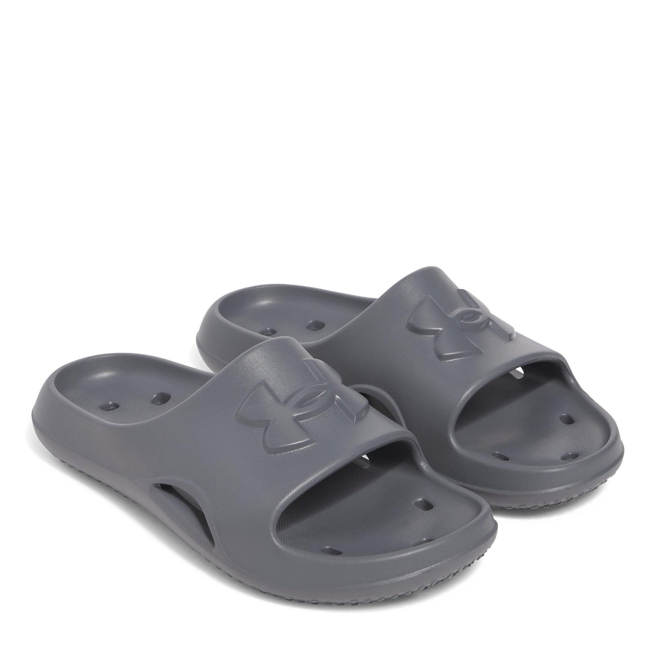 Castlerock/Anth - Under Armour - Locker Pool Sliders Mens - 5