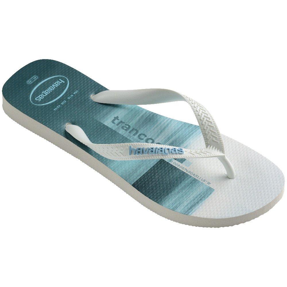 White/Blue - Havaianas - Surfer Flip Flops - 2