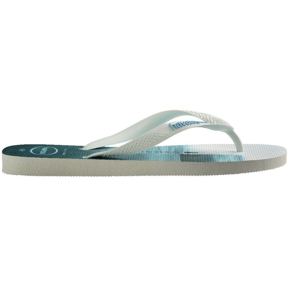 White/Blue - Havaianas - Surfer Flip Flops - 3