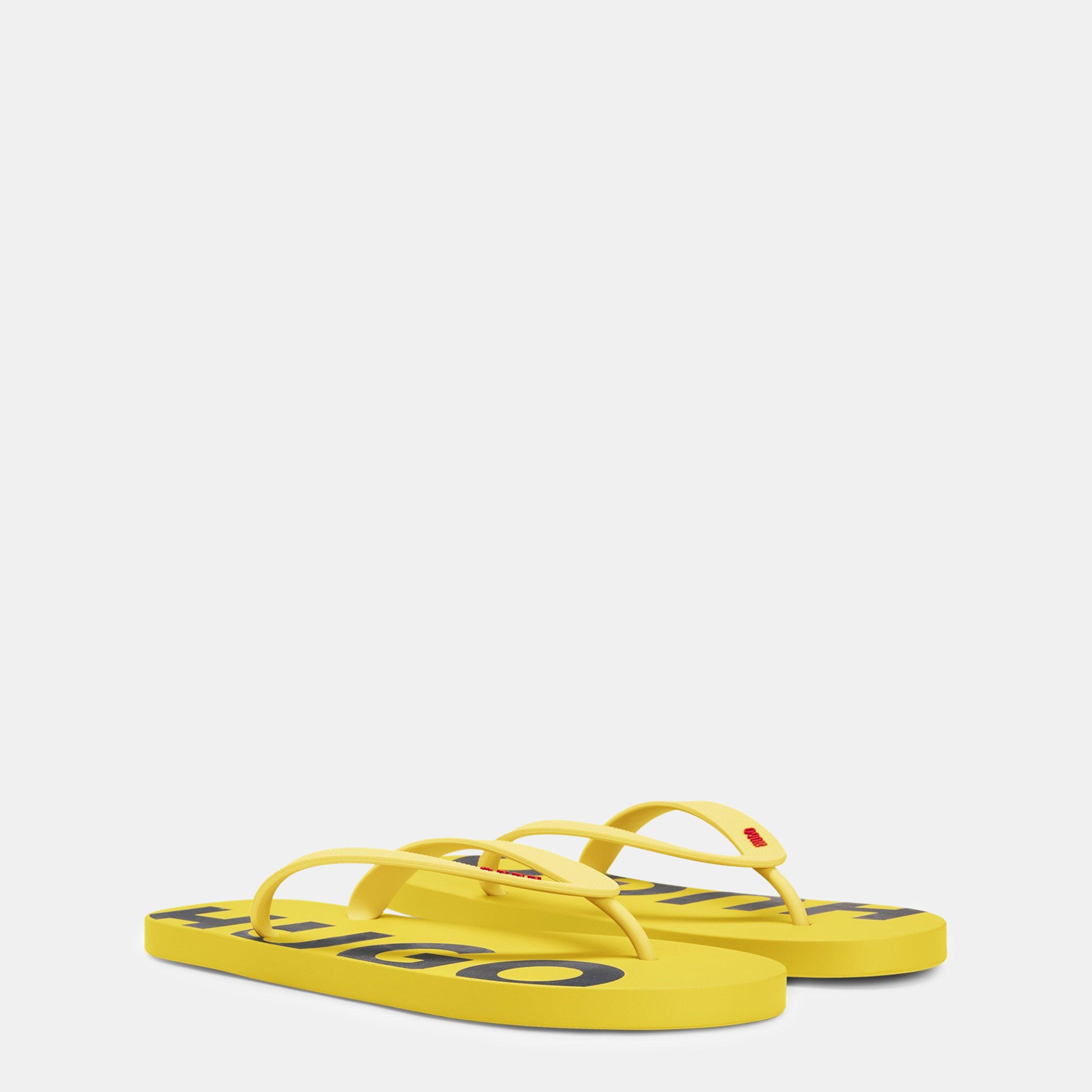 Bright Yellow - Hugo - Men's Flip Flops - 1