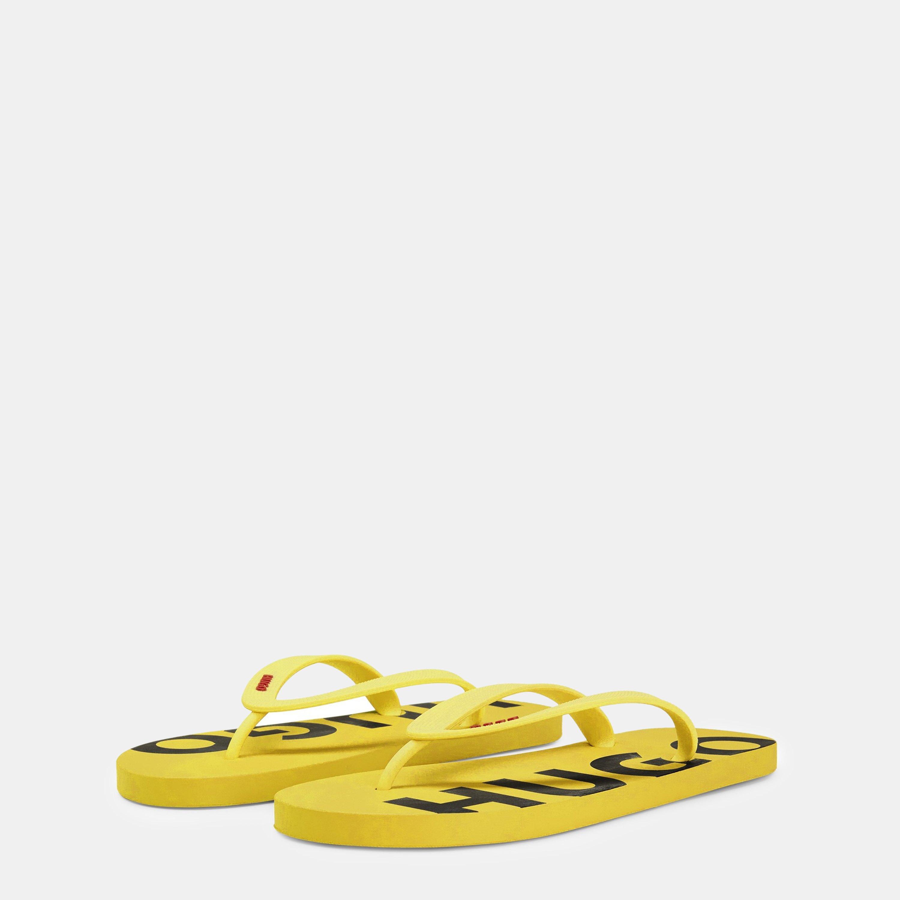 Bright Yellow - Hugo - Men's Flip Flops - 2