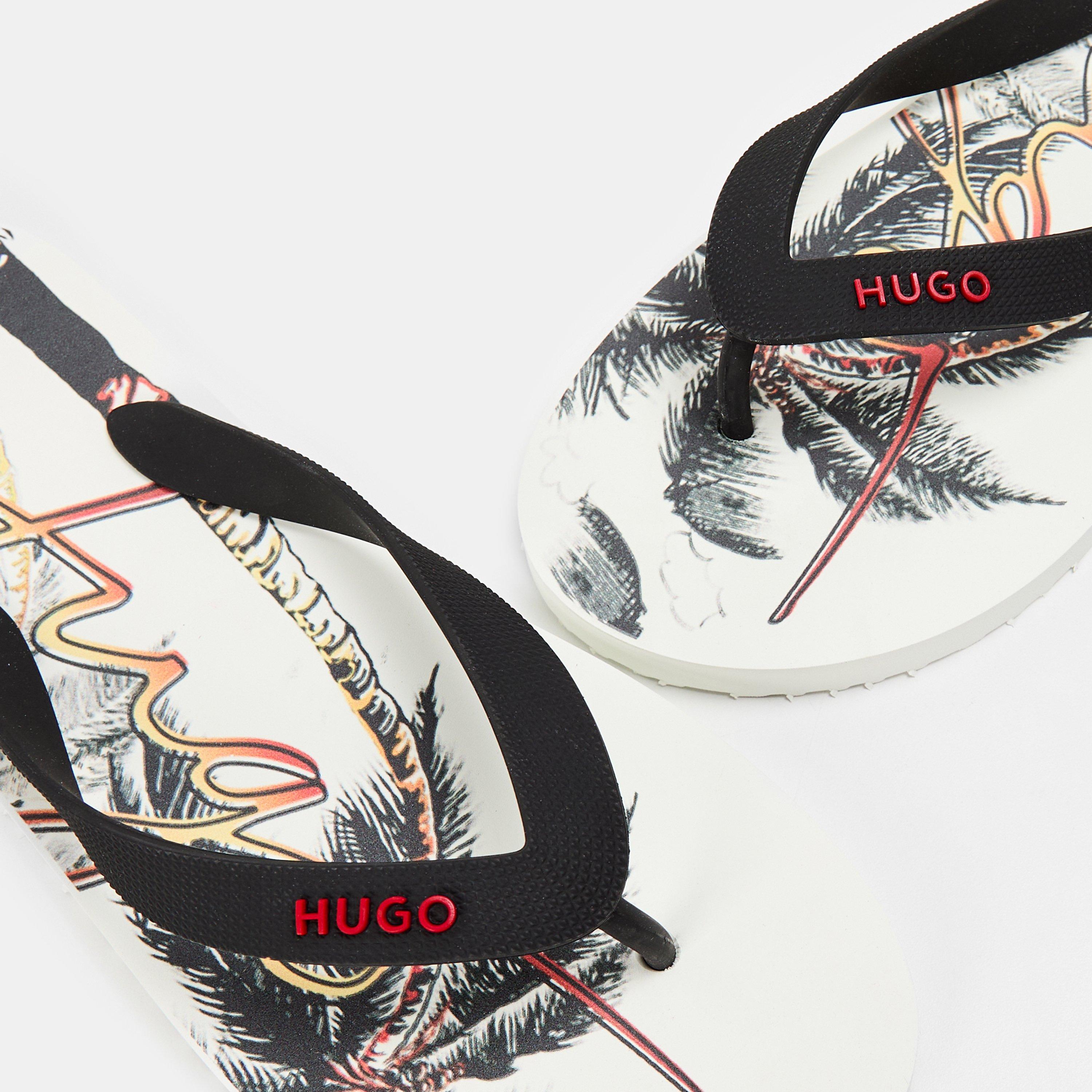 Open Beige - Hugo - Men's Arvel Thng Plm Flip Flops - 3