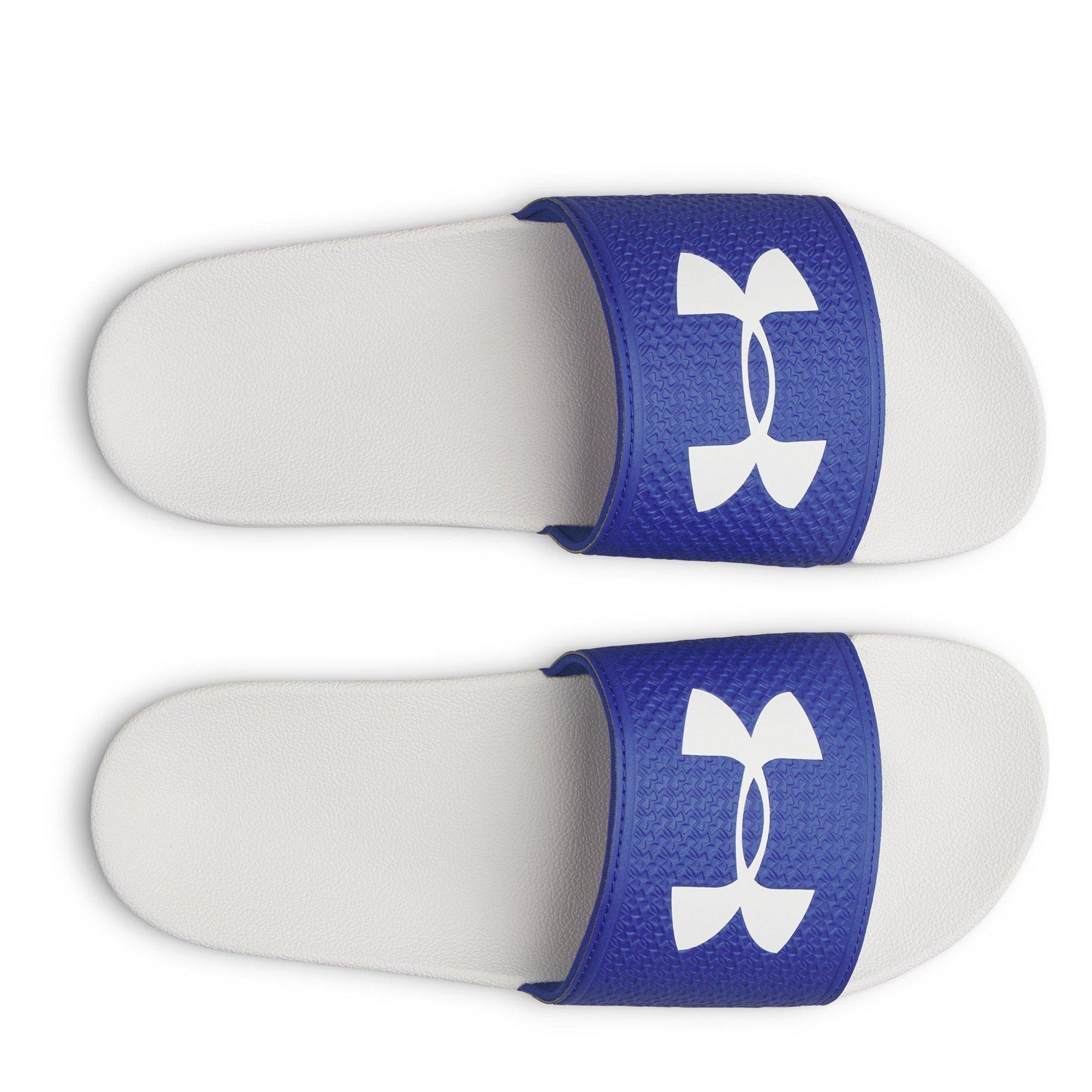 Royal/Blanc - Under Armour - Men's Pool Sliders - 4