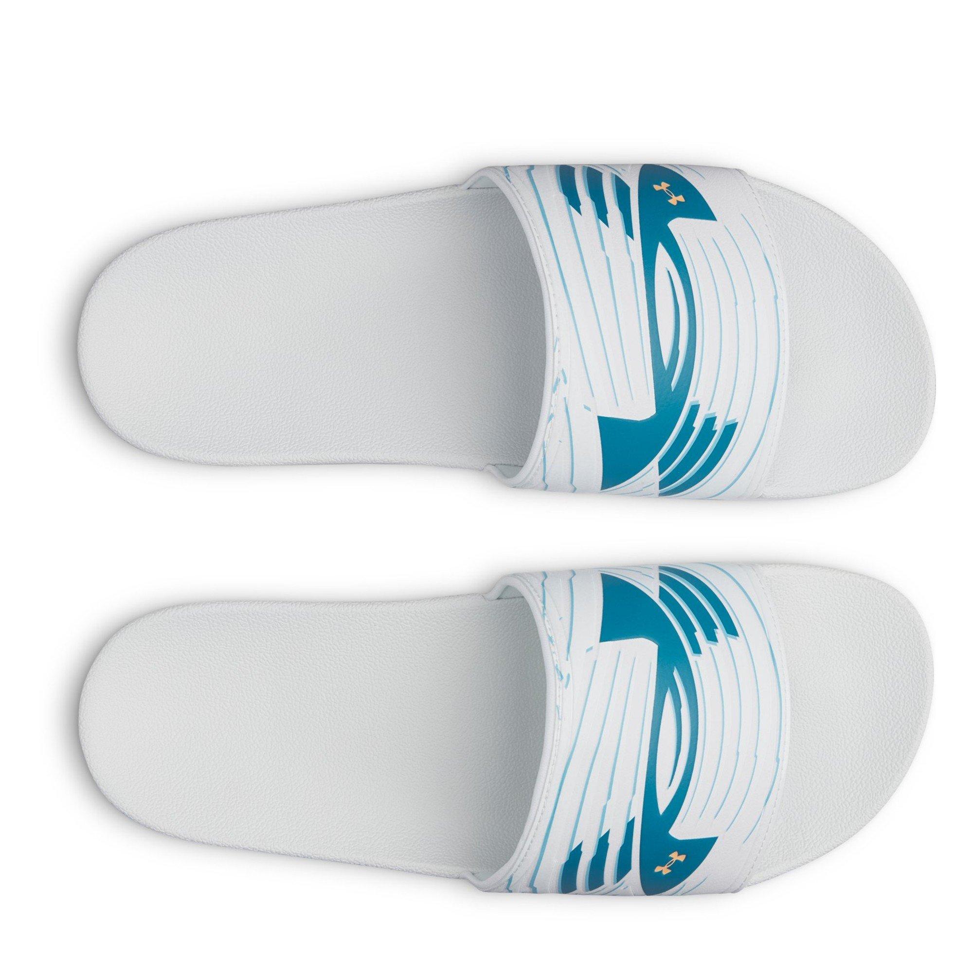 Blanc/Bleu - Under Armour - UA ARMR Sport Slide Sn63 - 4