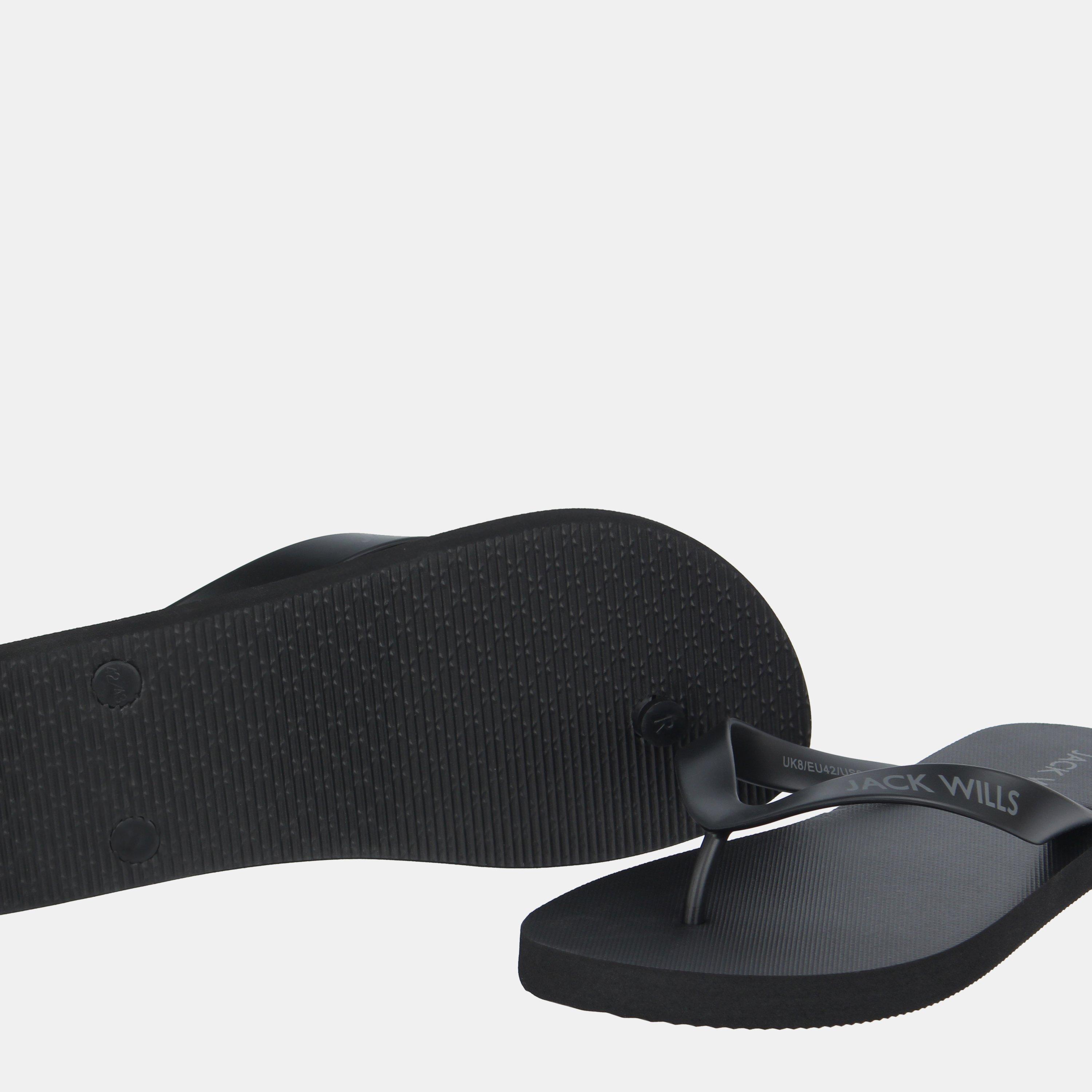 Zwart - Jack Wills - JW Flip Flop Sn63 - 3