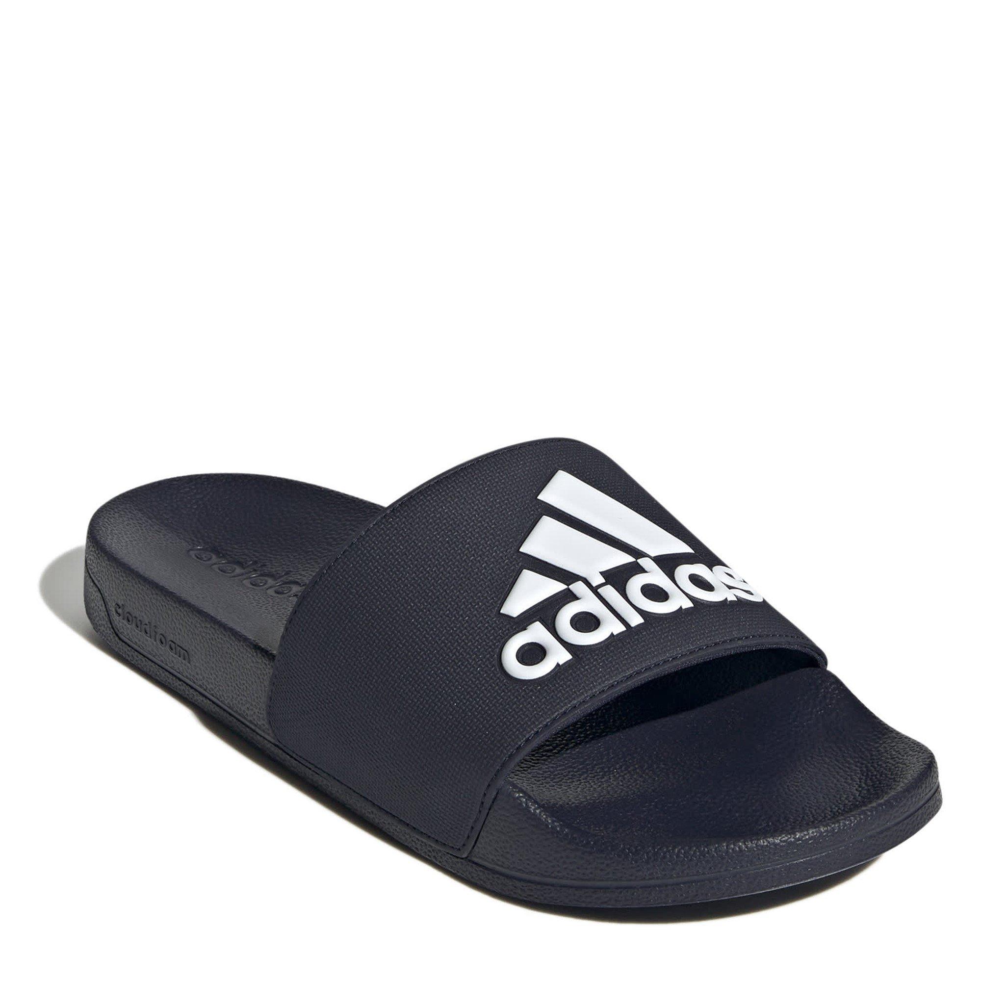White/Black - adidas - Shower Slides - 3
