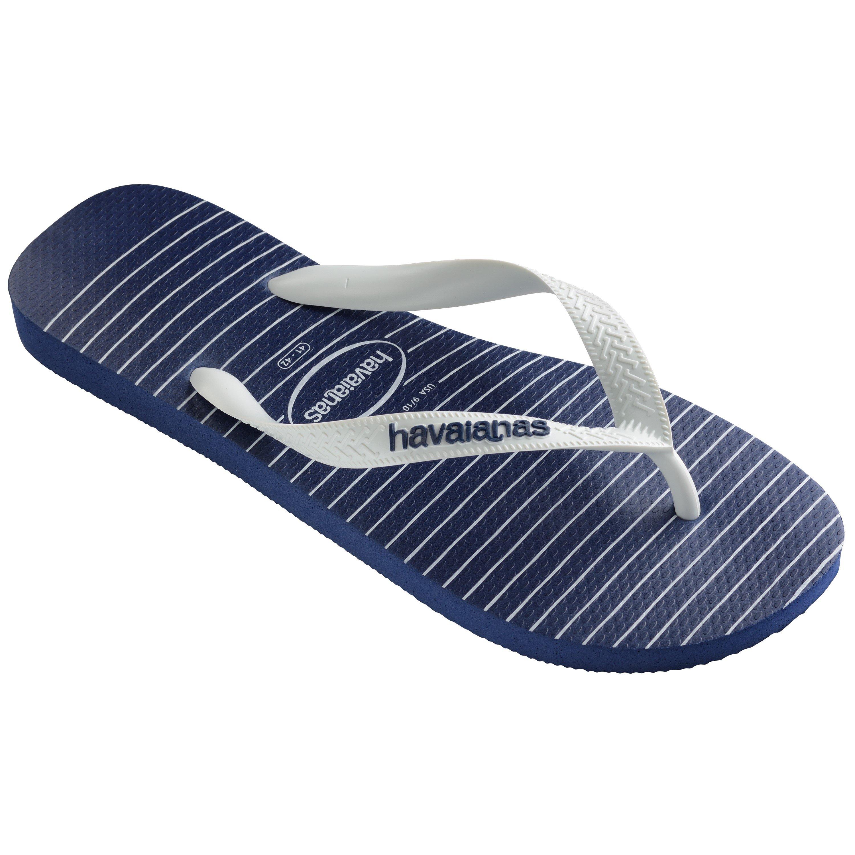 Navy Blue - Havaianas - Hav. Top Nautical Navy Blue/White/N Flip Flops Mens - 2