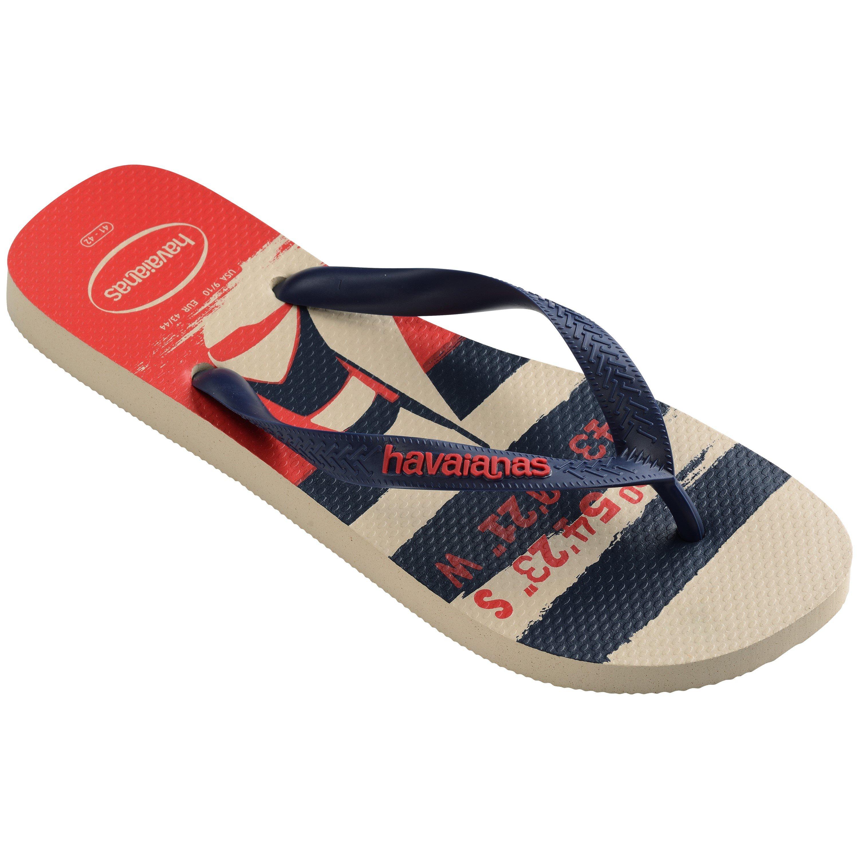 Multi - Havaianas - Hav. Top Nautical Navy Blue/White/N Flip Flops Mens - 2