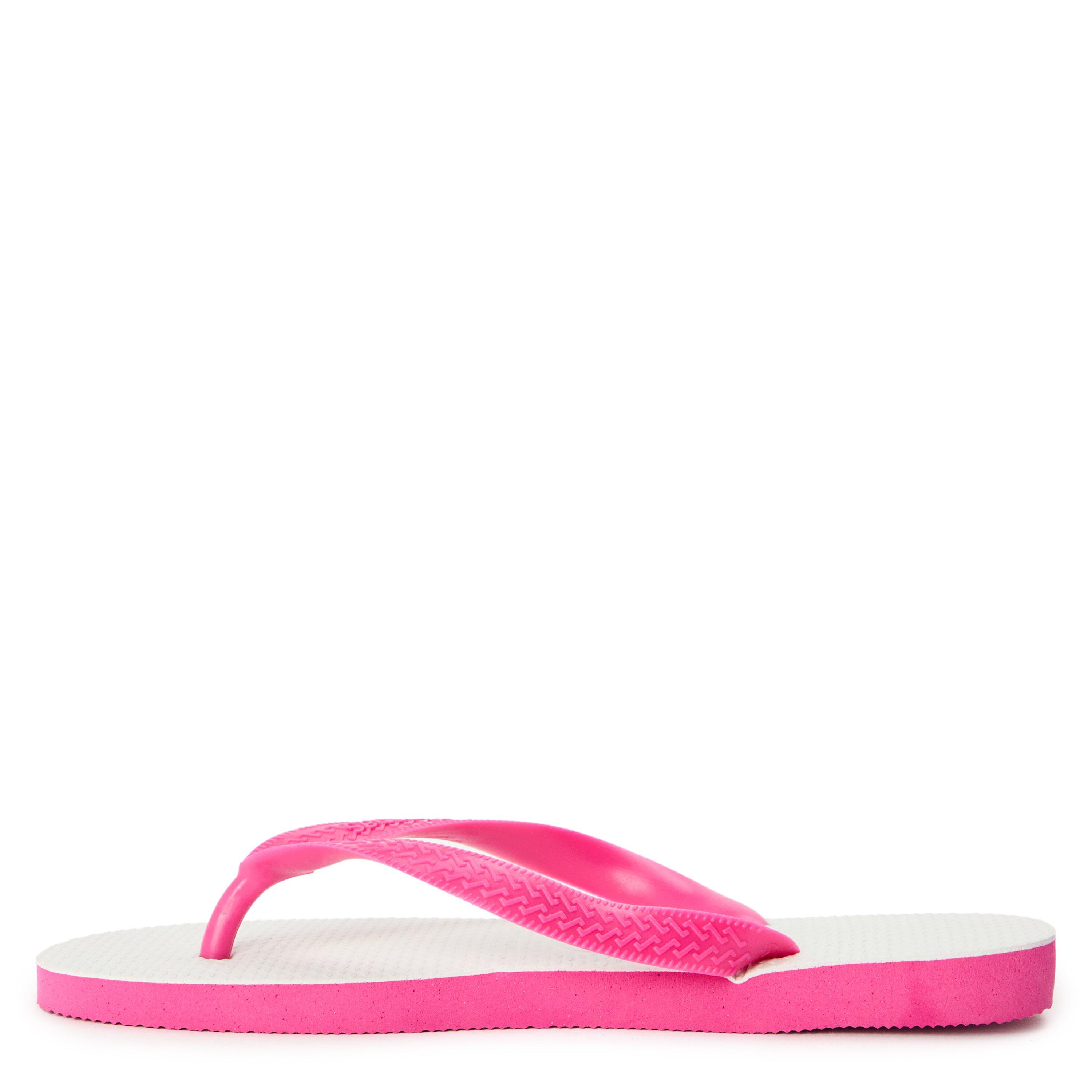 White/Pink - Havaianas - Hav. Tradicional Black 39/40 Flip Flops Unisex Adults - 2