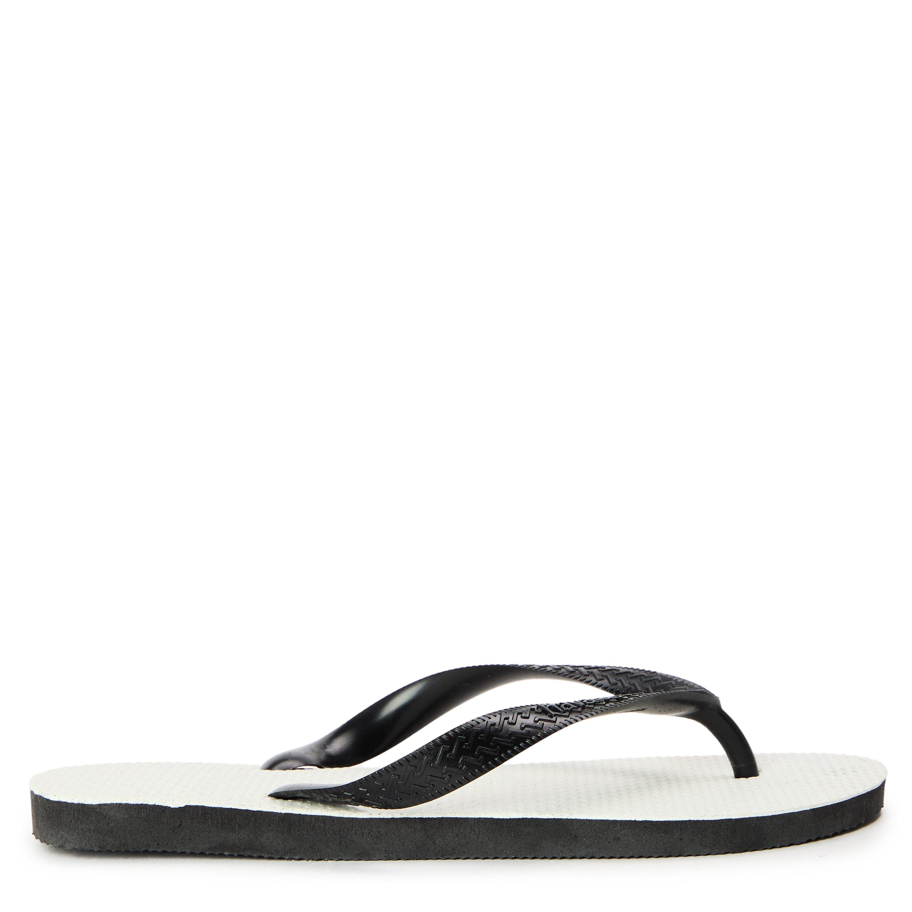 Black/White - Havaianas - Hav. Tradicional Black 39/40 Flip Flops Unisex Adults - 1