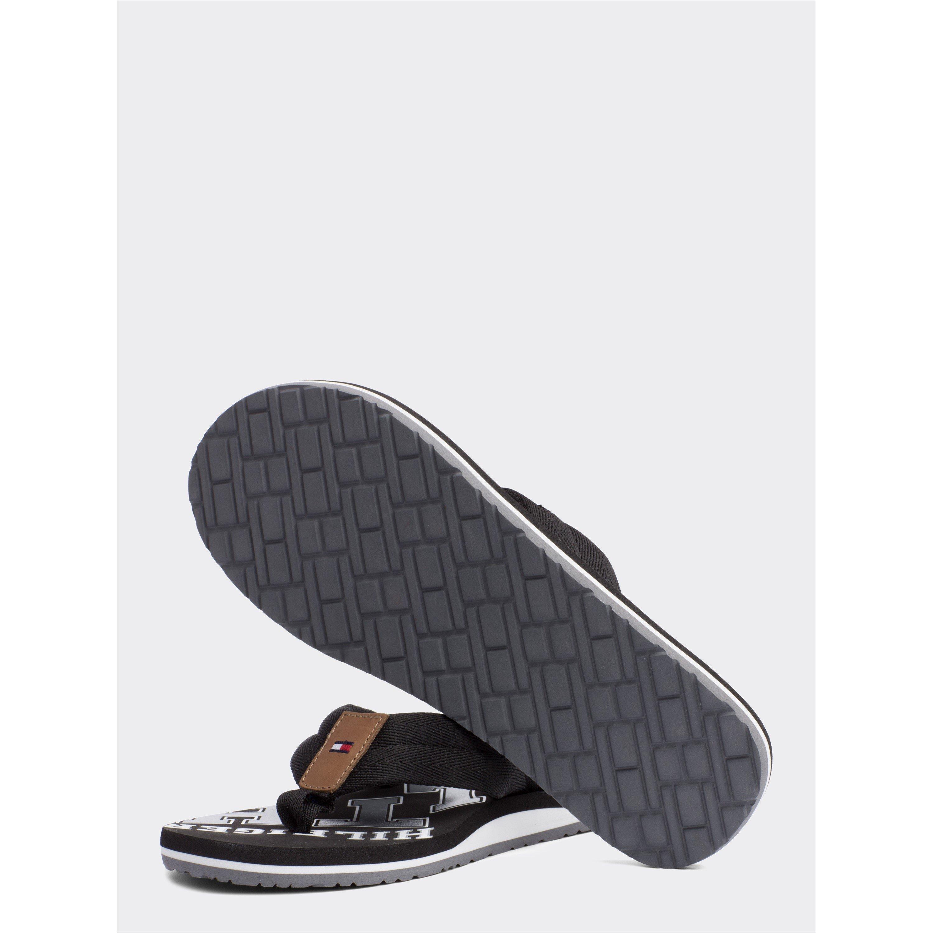 Black - Tommy Hilfiger - Tommy Hilfiger Essential Beach Sandal - 5