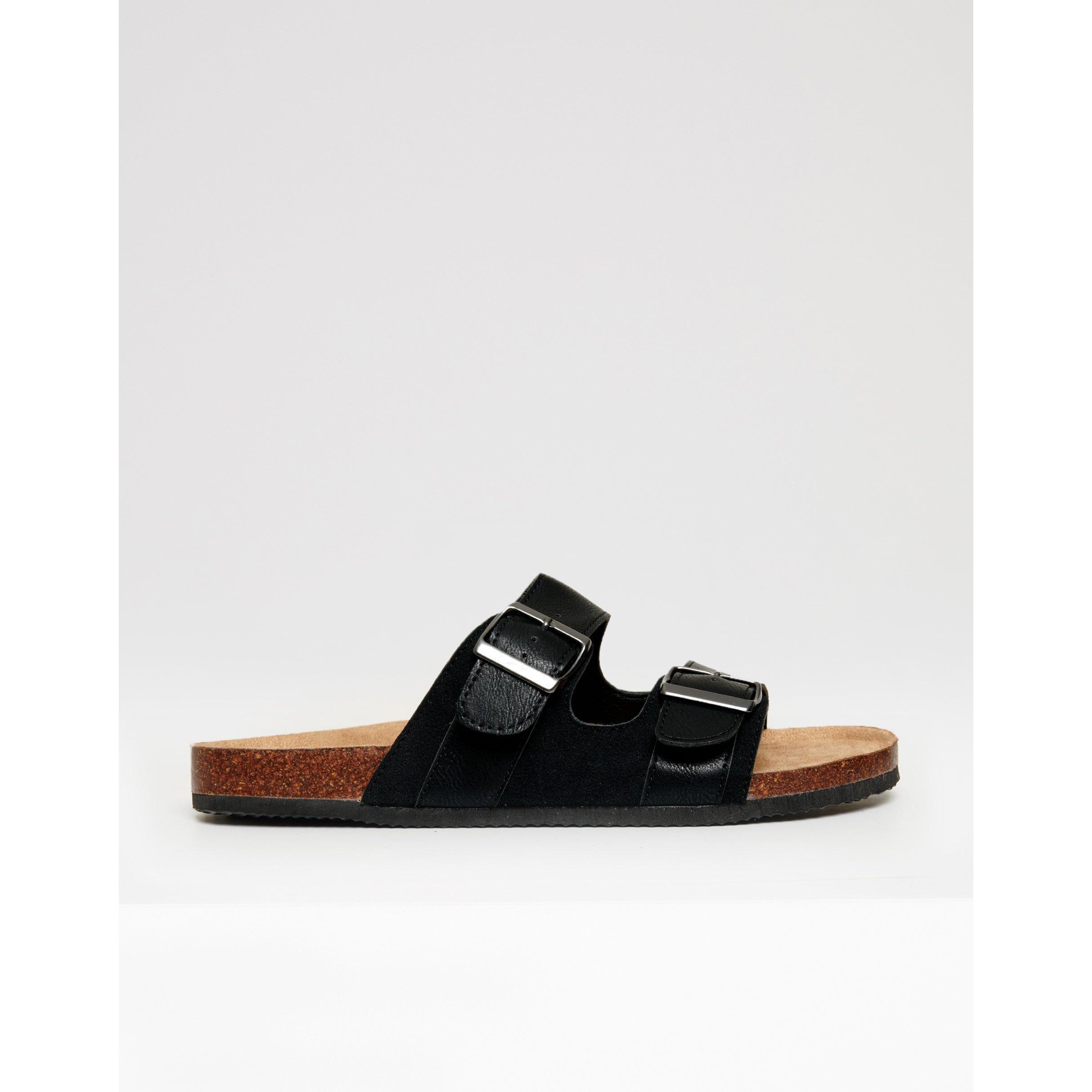 Negro - Threadbare - Men's Atticus Flat Sandal - 1