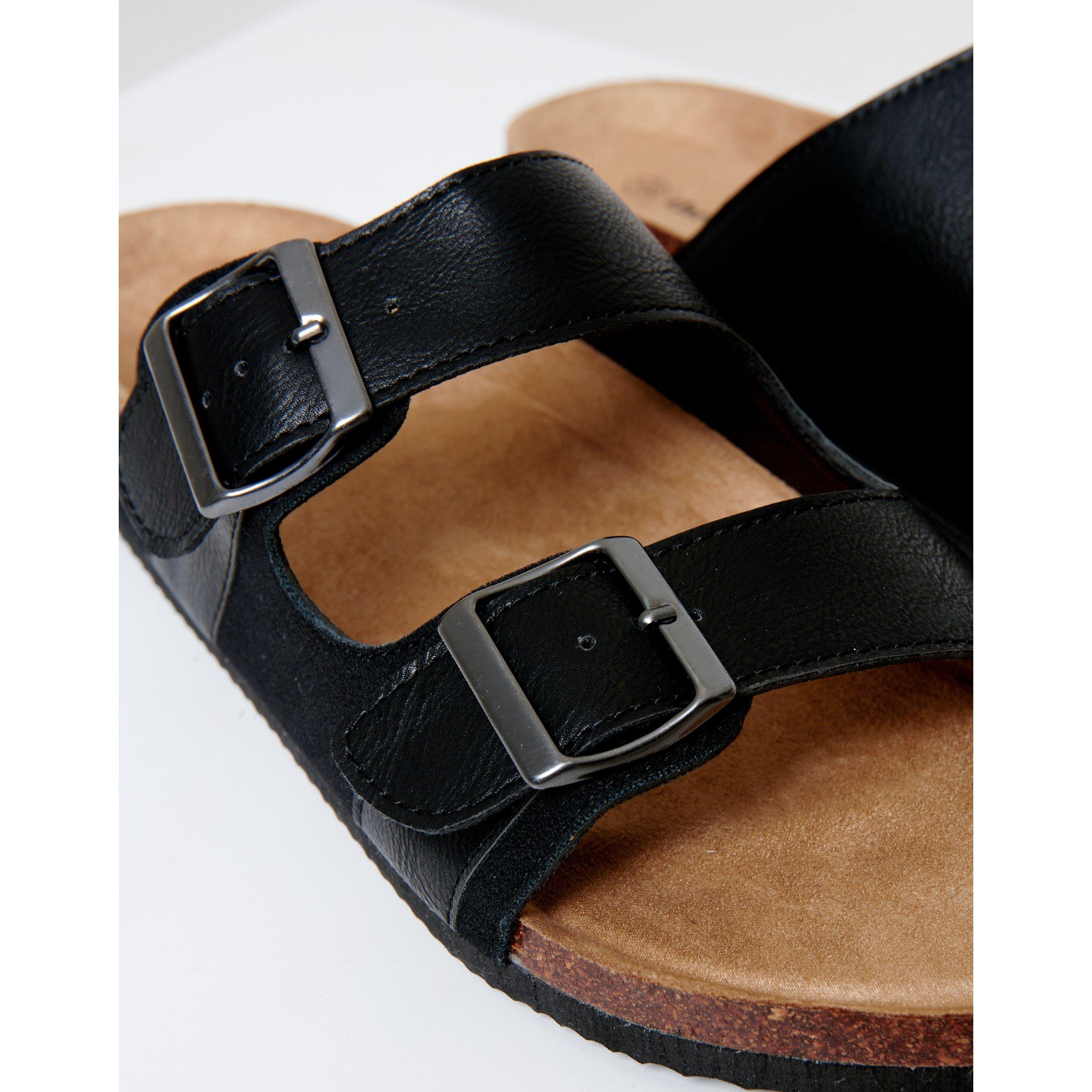 Black - Threadbare - Men's Atticus Flat Sandal - 2