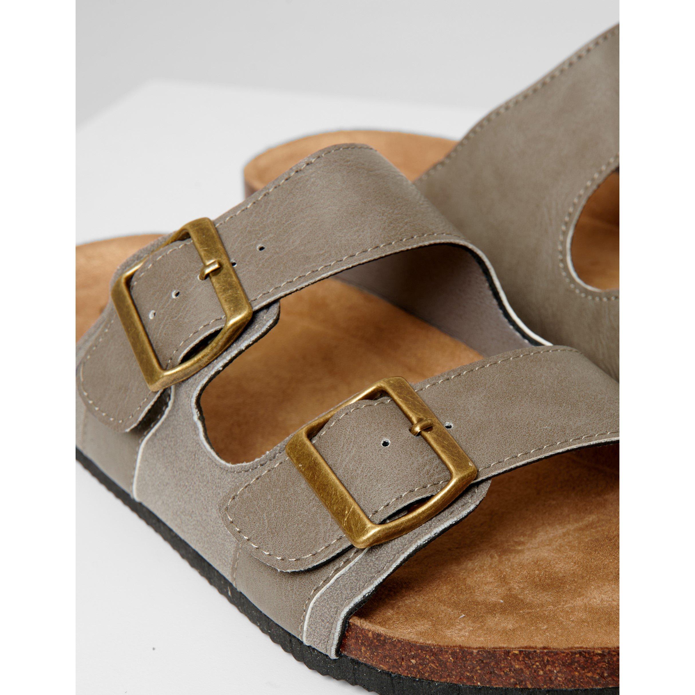 Stone - Threadbare - Men's Atticus Flat Sandal - 2