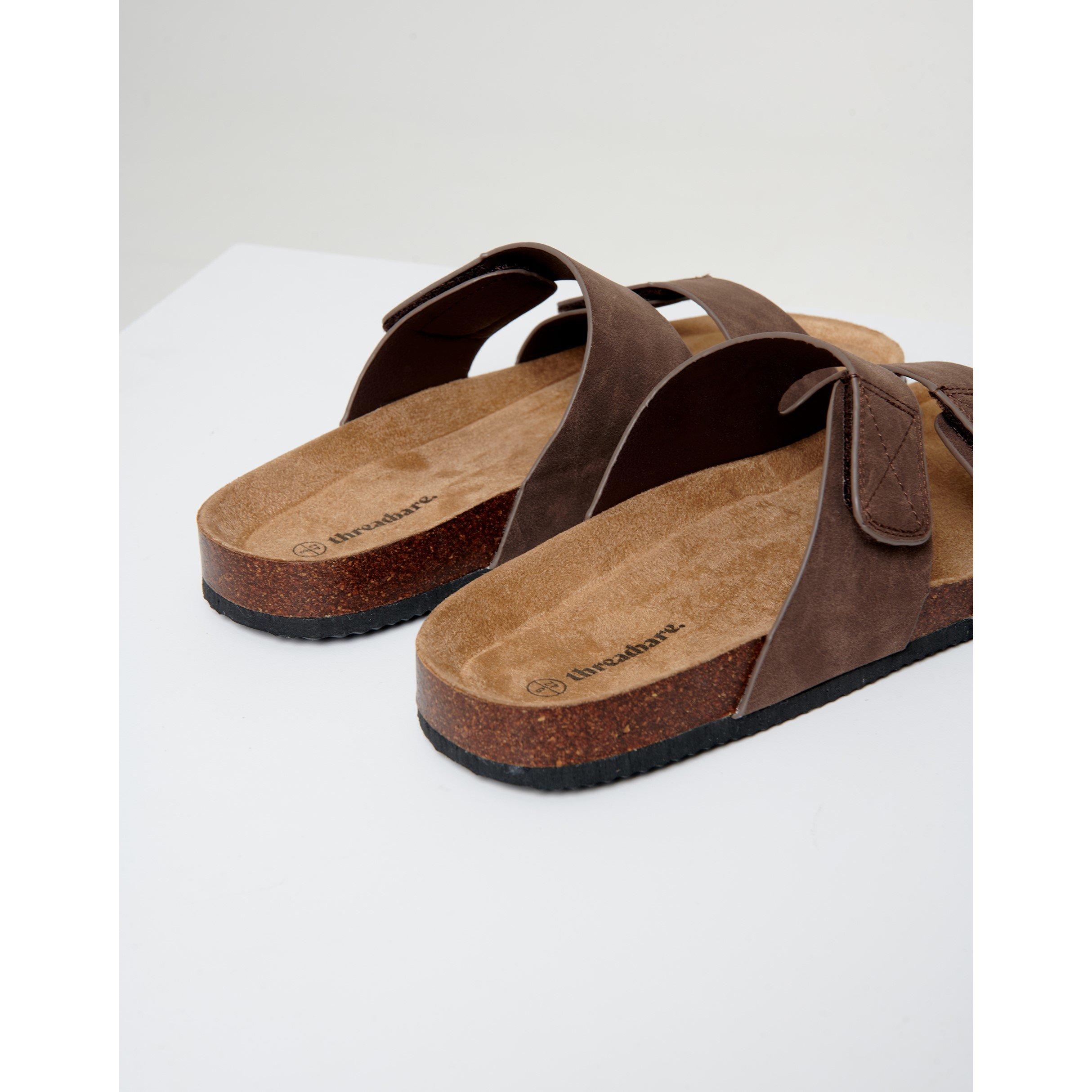 Chocolate - Threadbare - Artemis Flat Sandal - 4