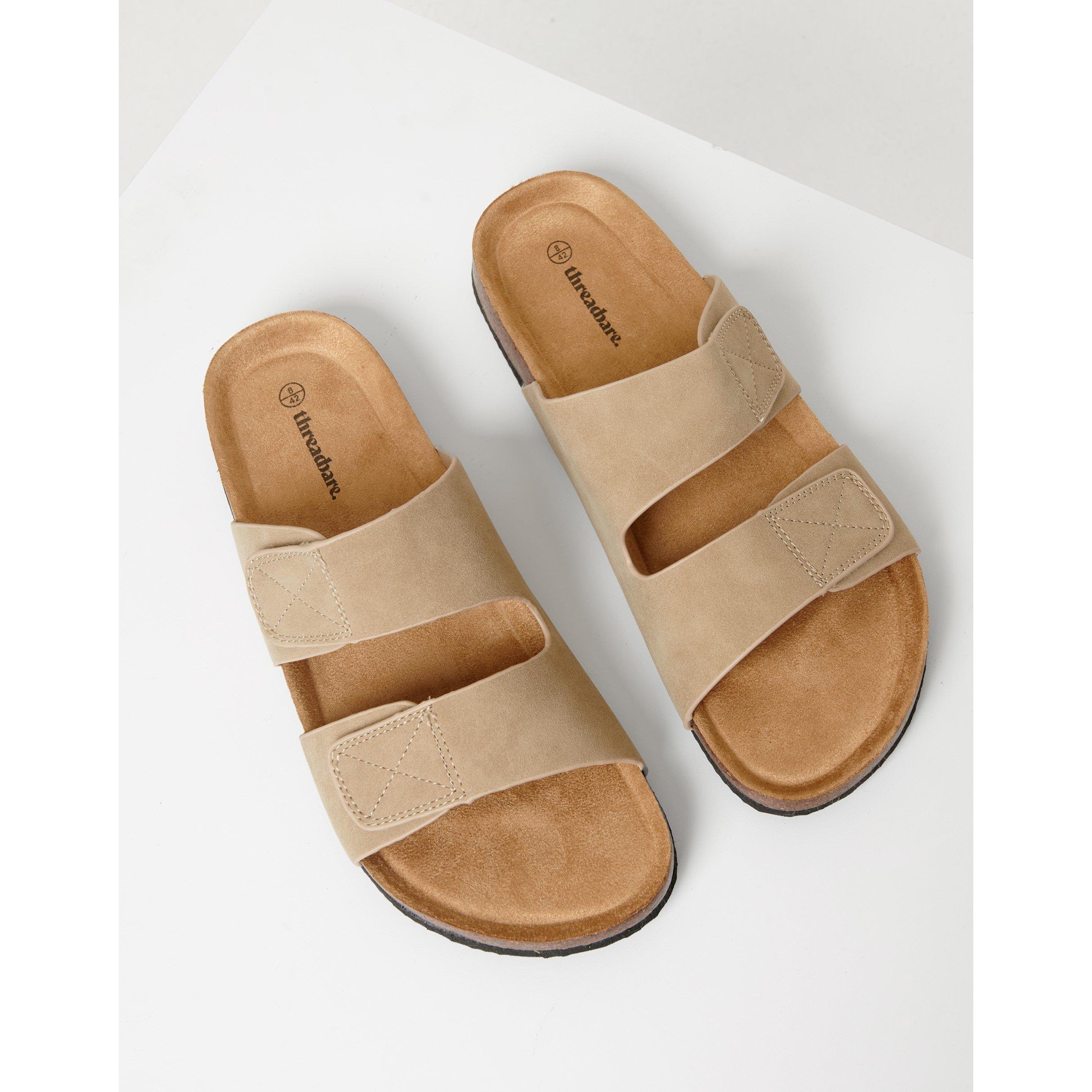 Beige - Threadbare - Men's Artemis Flat Sandal - 3