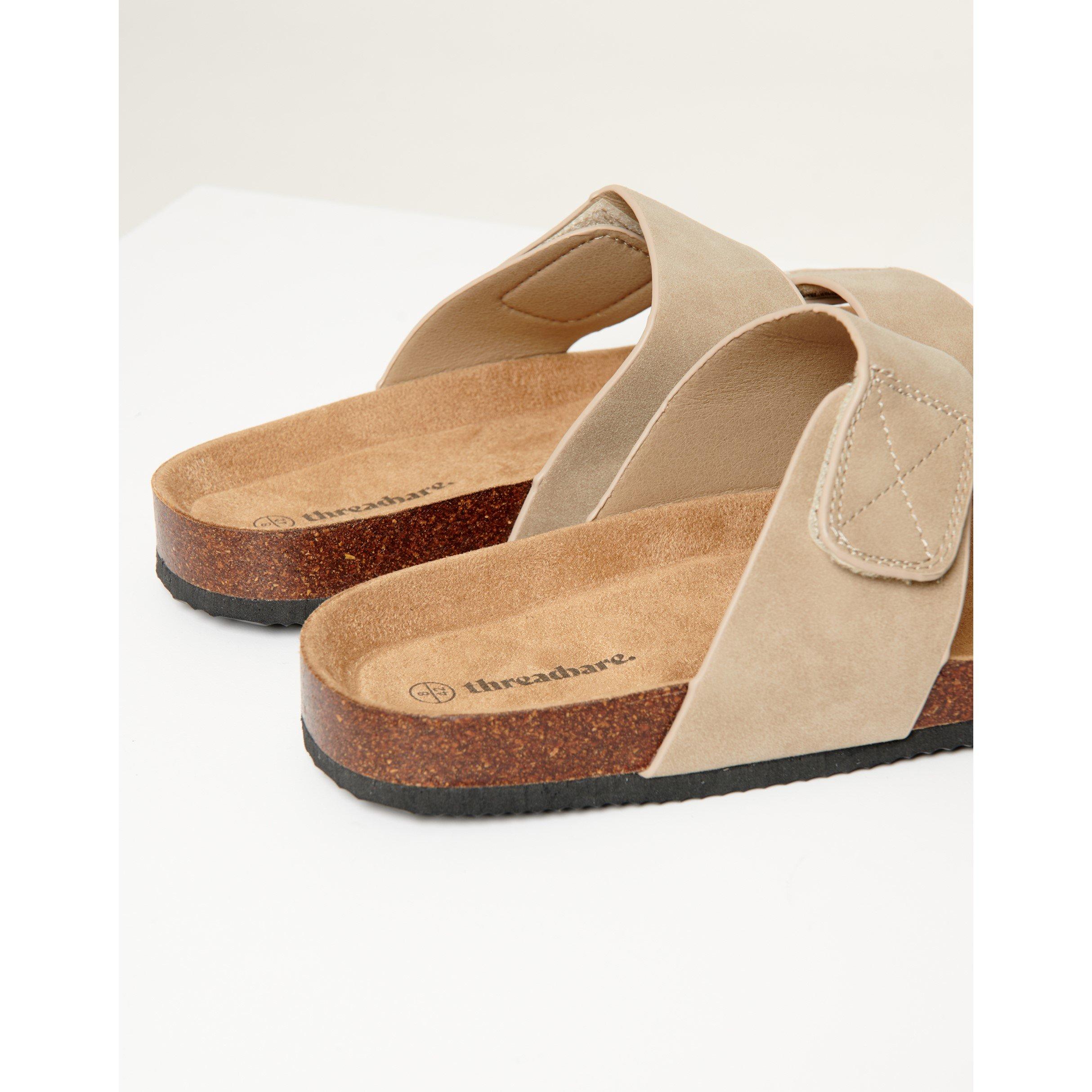 Beige - Threadbare - Men's Artemis Flat Sandal - 4