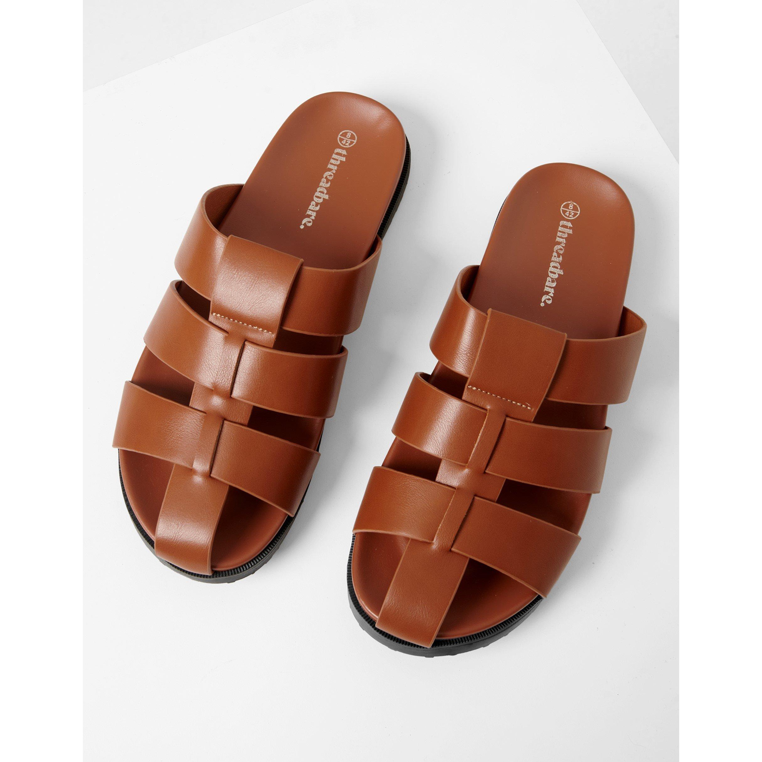 Bronceado - Threadbare - Men's Abel Flat Sandals - 1