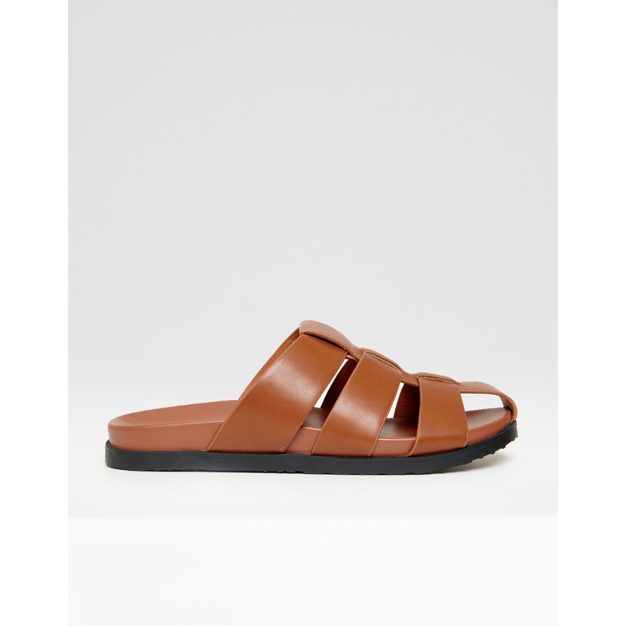 Tan - Threadbare - Men's Abel Flat Sandals - 3