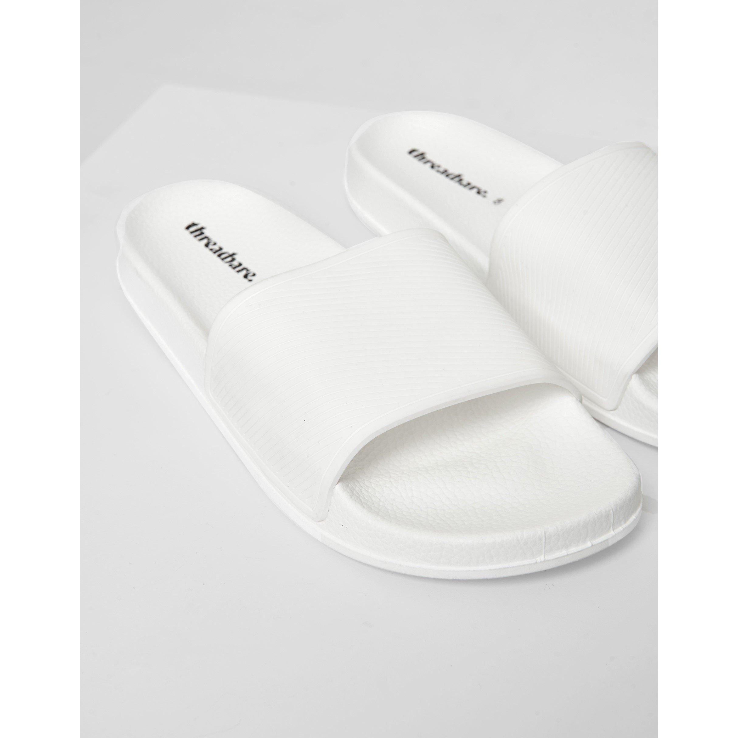 White - Threadbare - Men's Arlo Flat Sandal - 2