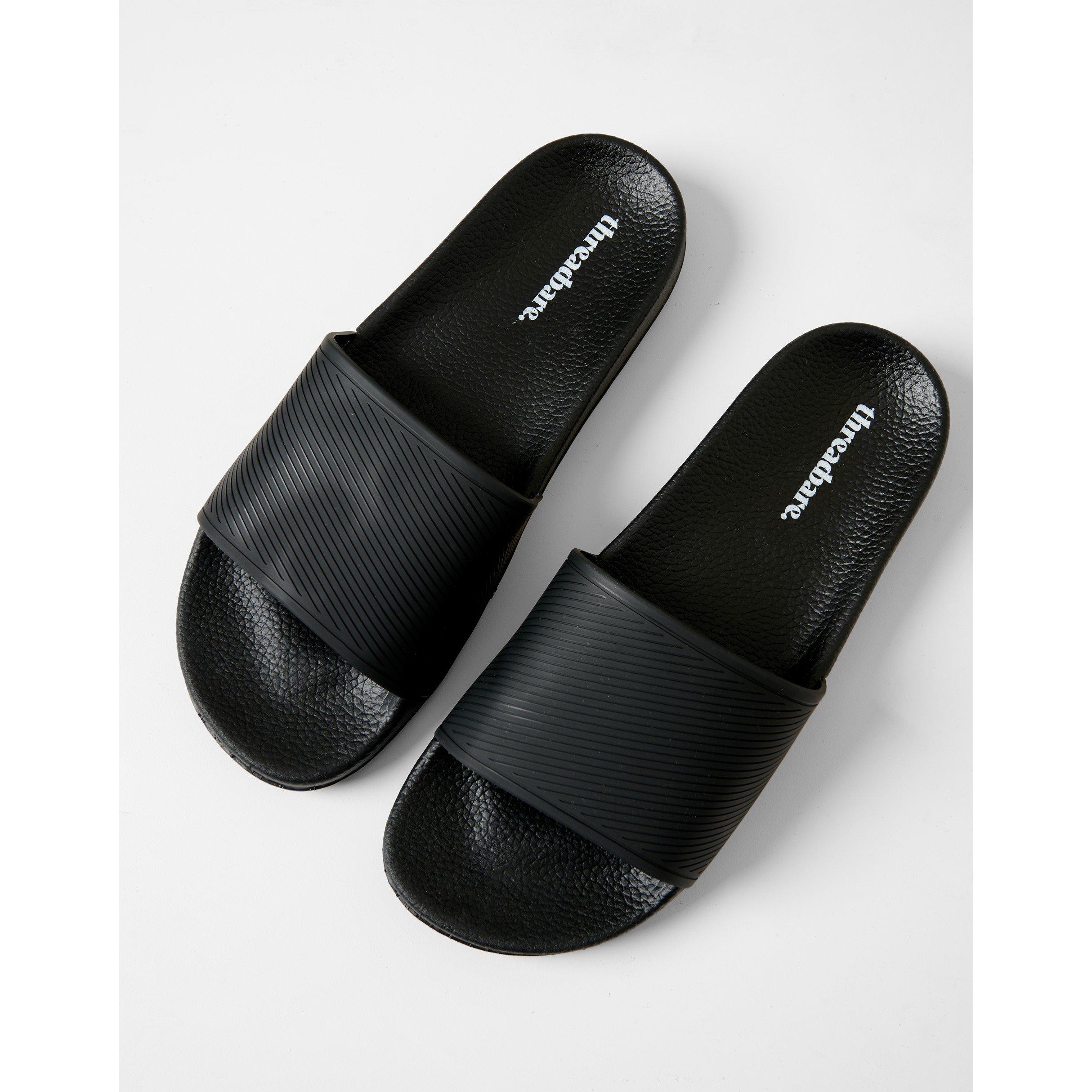 Black - Threadbare - Arlo Flat Sandal - 3