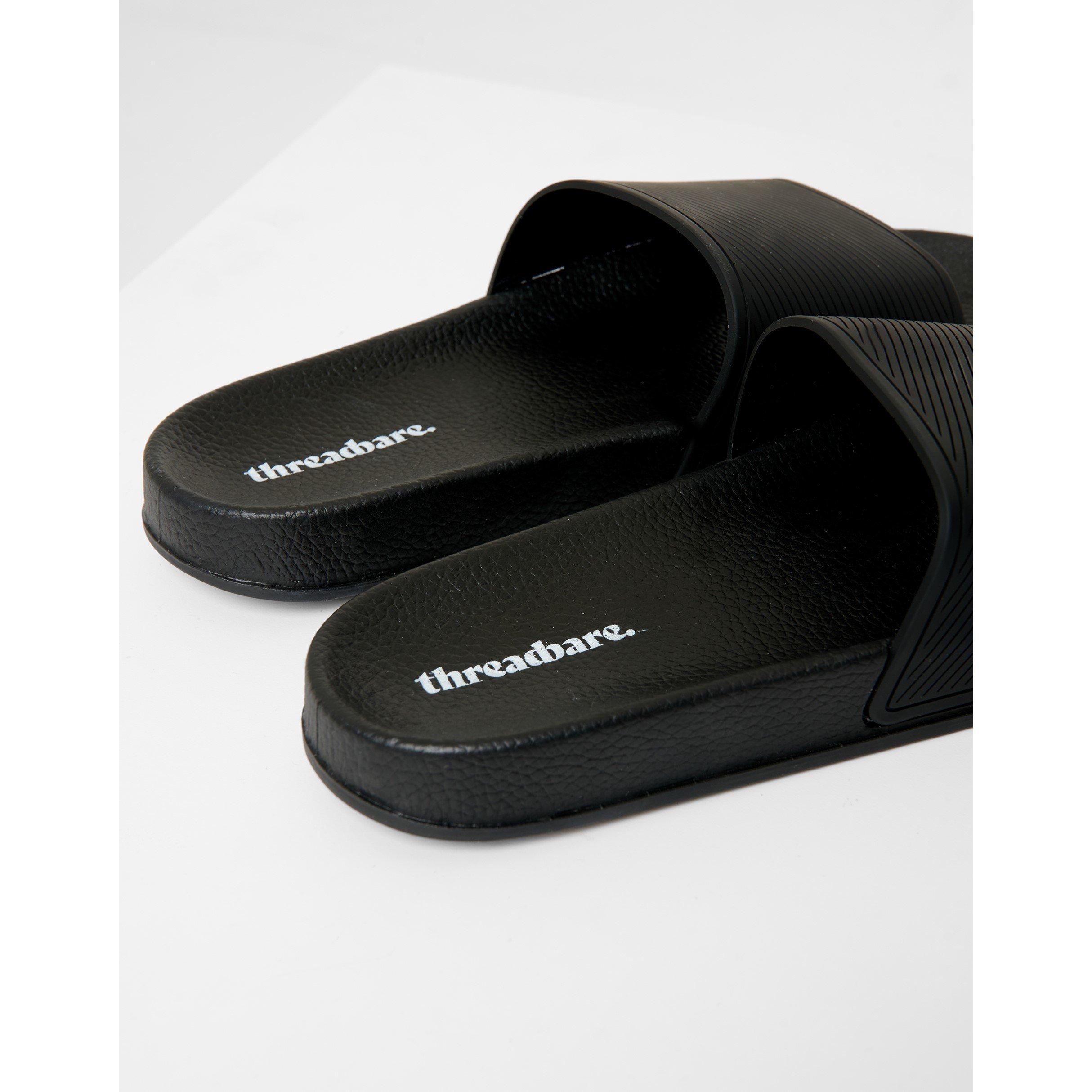 Black - Threadbare - Arlo Flat Sandal - 4