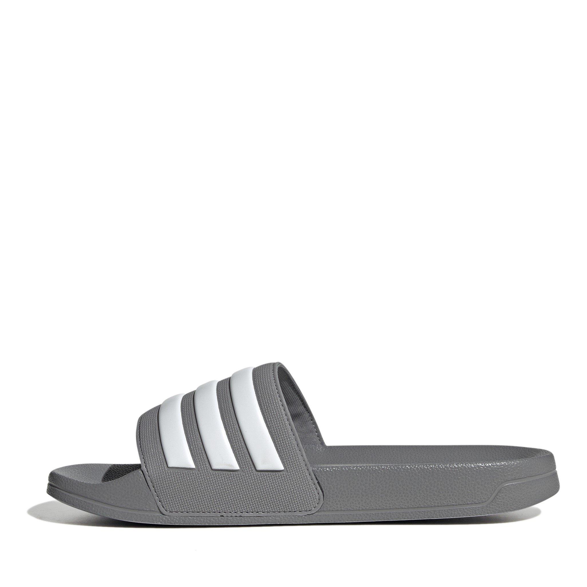 Grey/White - adidas - Adilette Shower Slides Unisex - 2