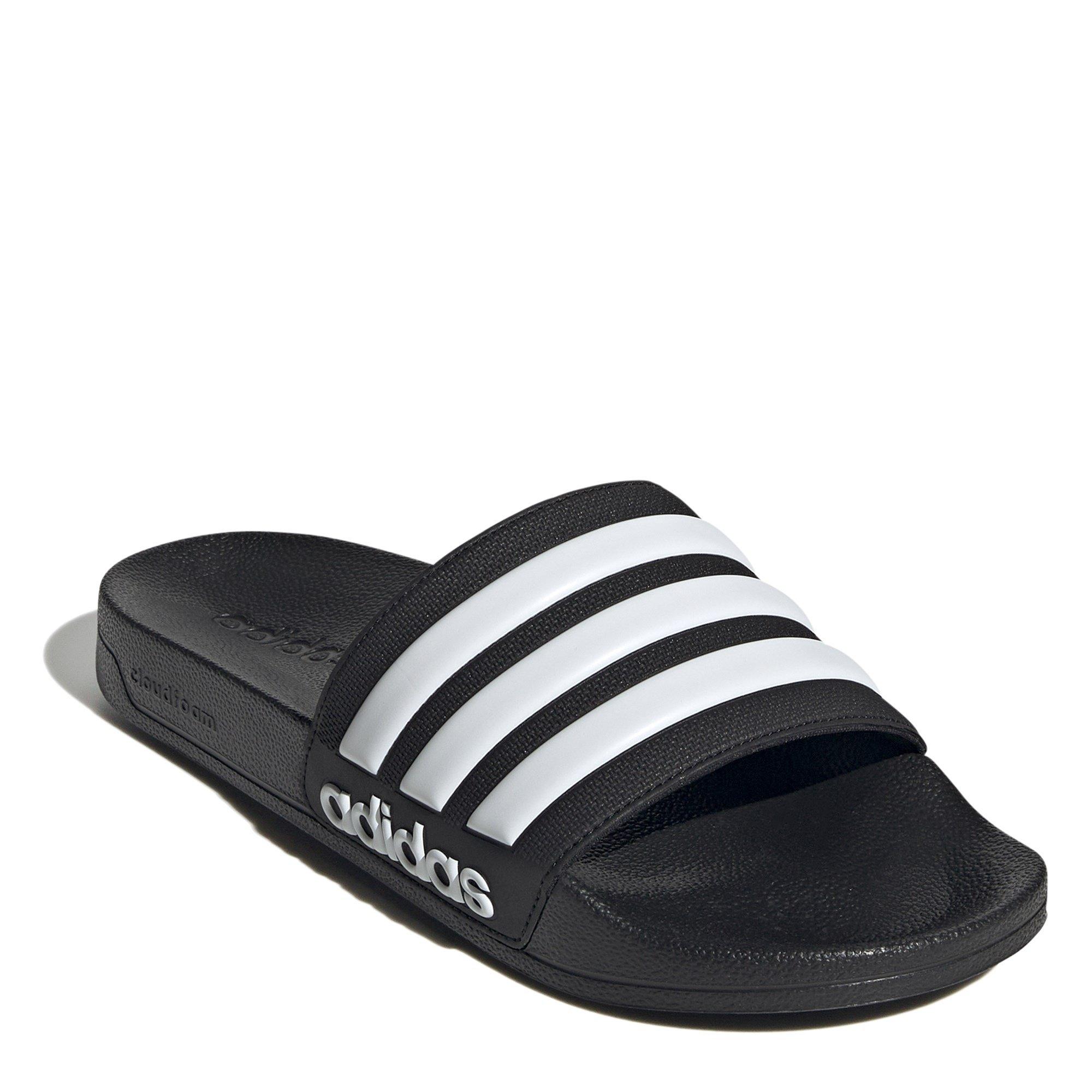 Crno/Bijelo - adidas - Adilette Shower Slides Unisex - 3