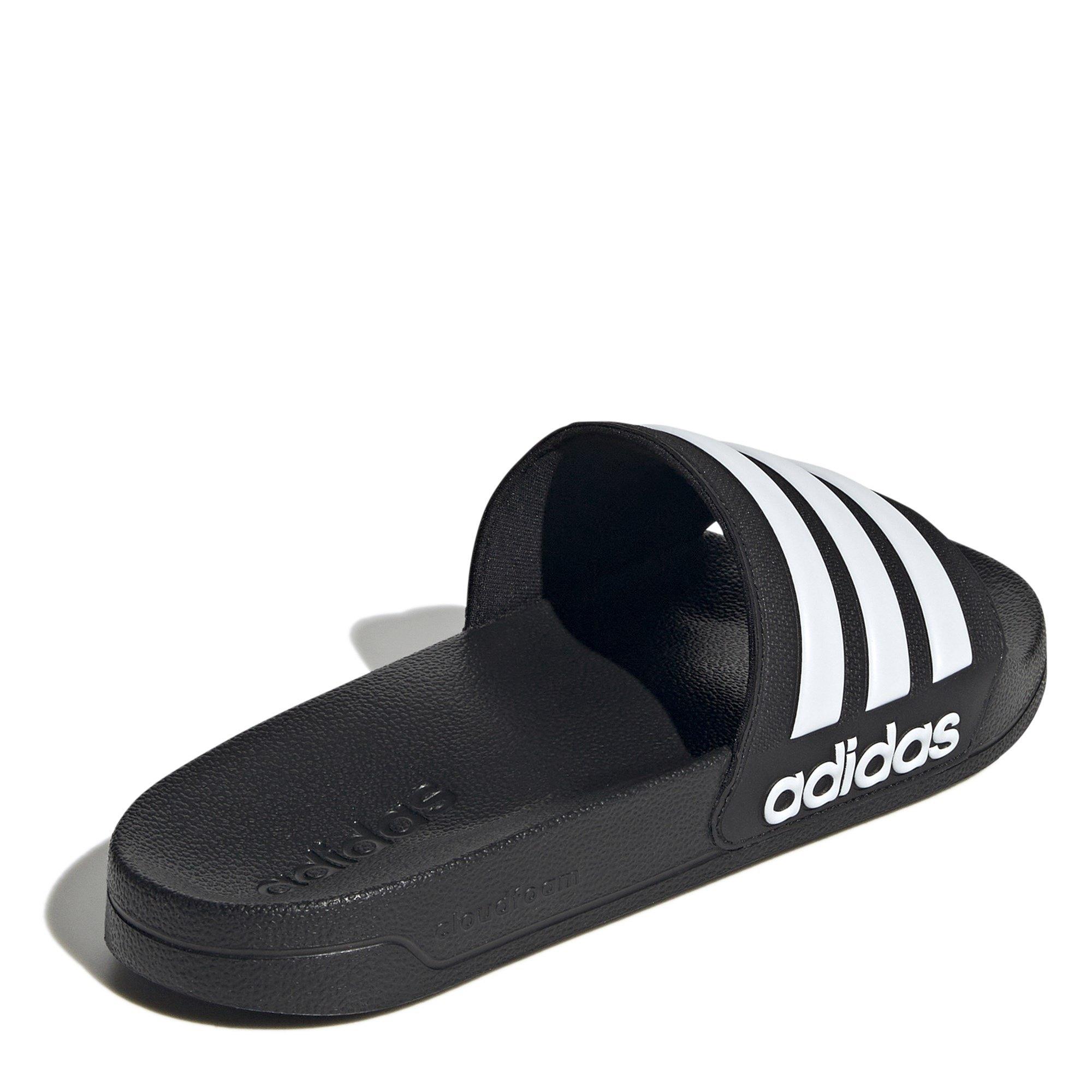 Crno/Bijelo - adidas - Adilette Shower Slides Unisex - 4