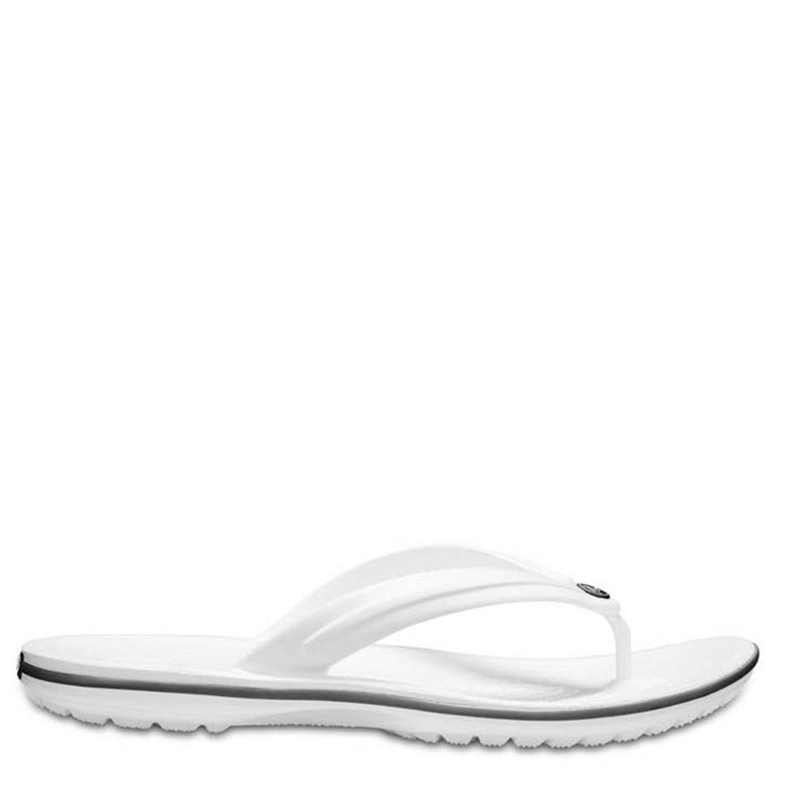 White - Crocs - Men's Cband Flip Flops - 1