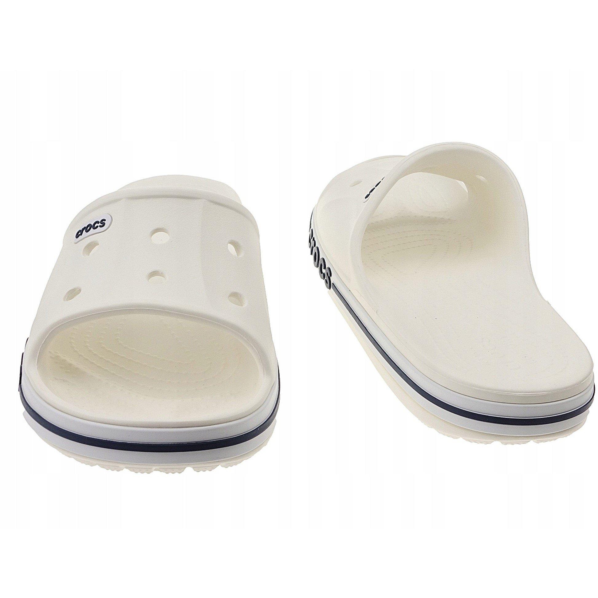 Wit/Marineblauw - Crocs - Bayaband Pool Sliders - 3