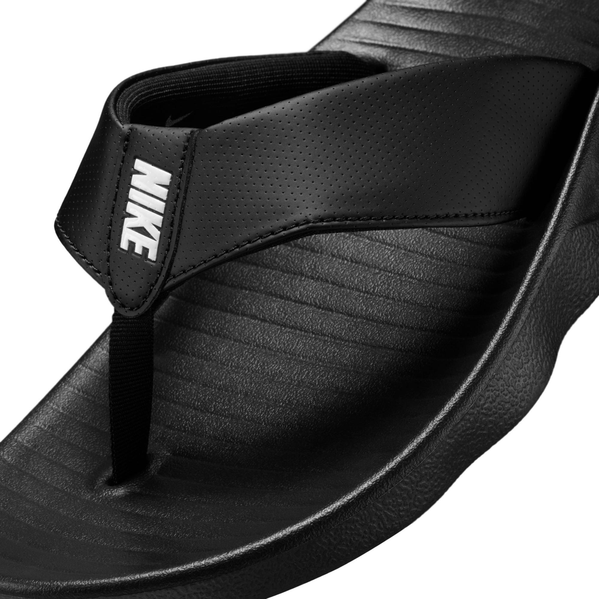 Black/White - Nike - Men's Marina Flip Flops - 6