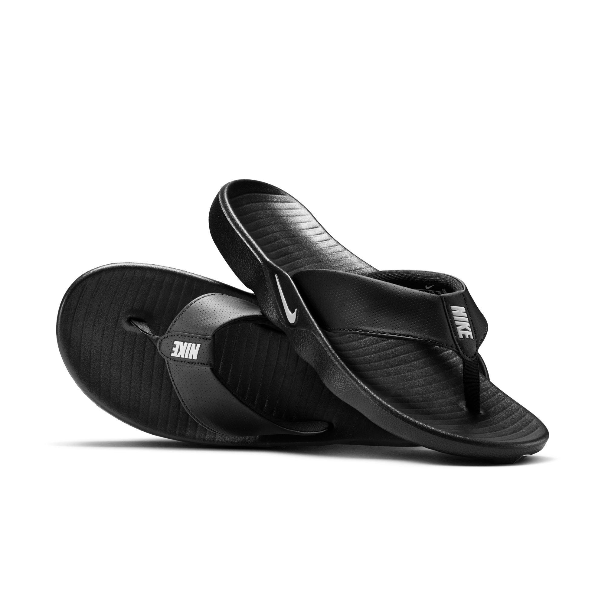 Black/White - Nike - Men's Marina Flip Flops - 8