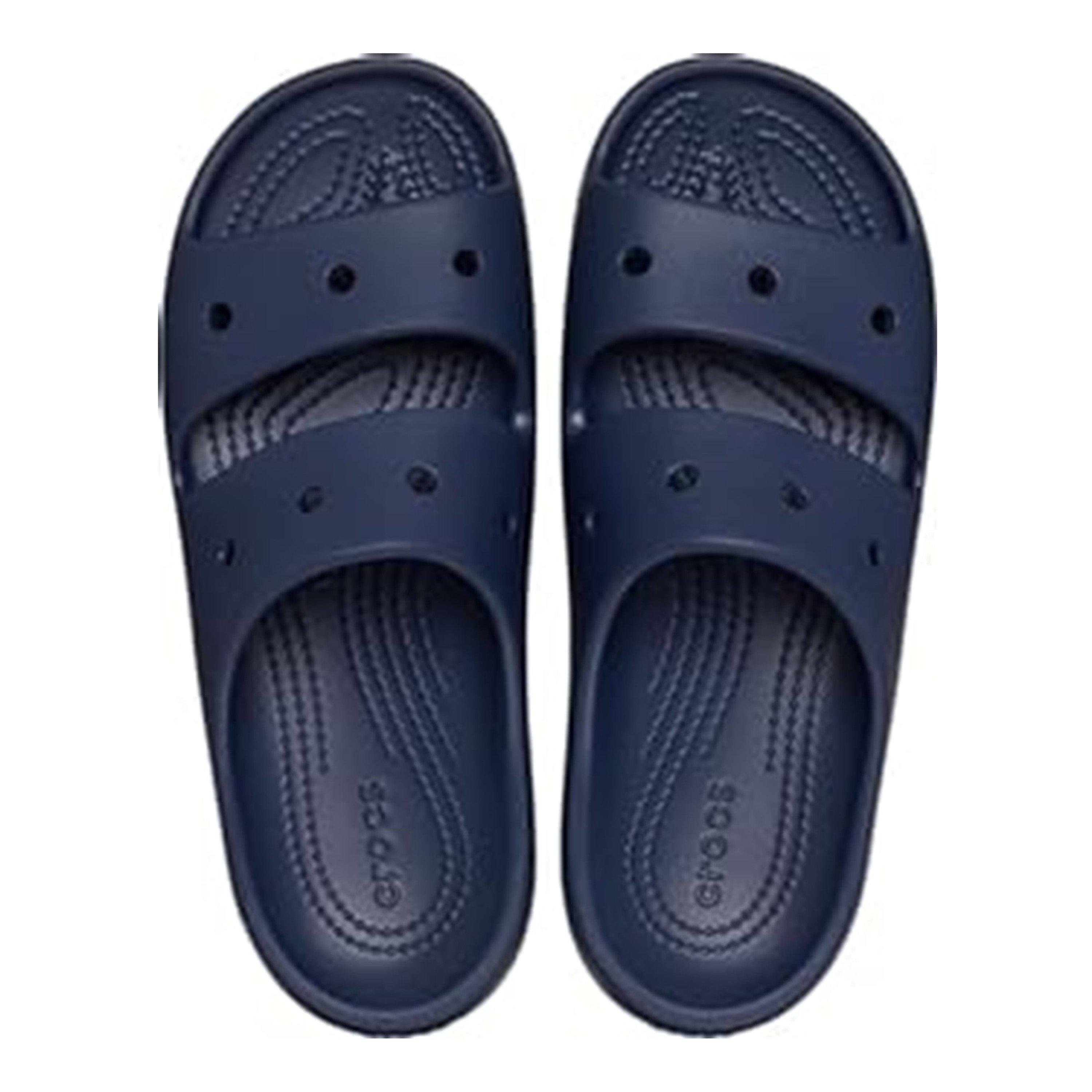 Navy - Crocs - Men's Classic Sandal Flat Sandals - 4