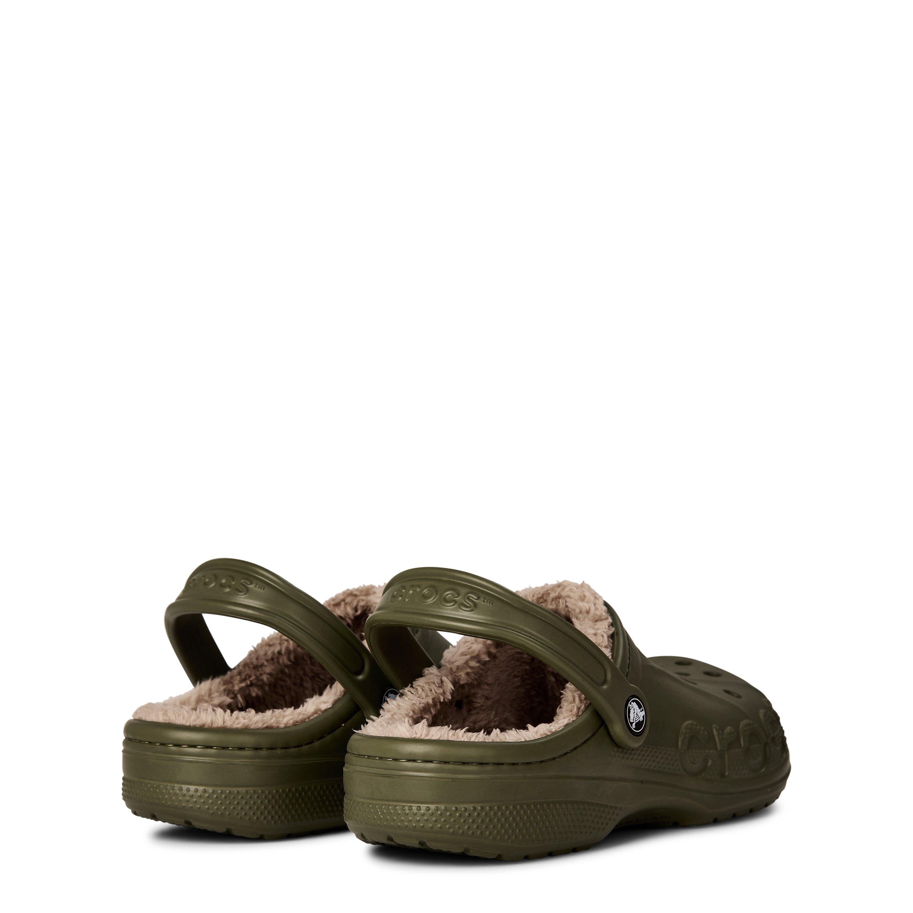 Vert armée - Crocs - Baya Lined Clogs Mens - 4
