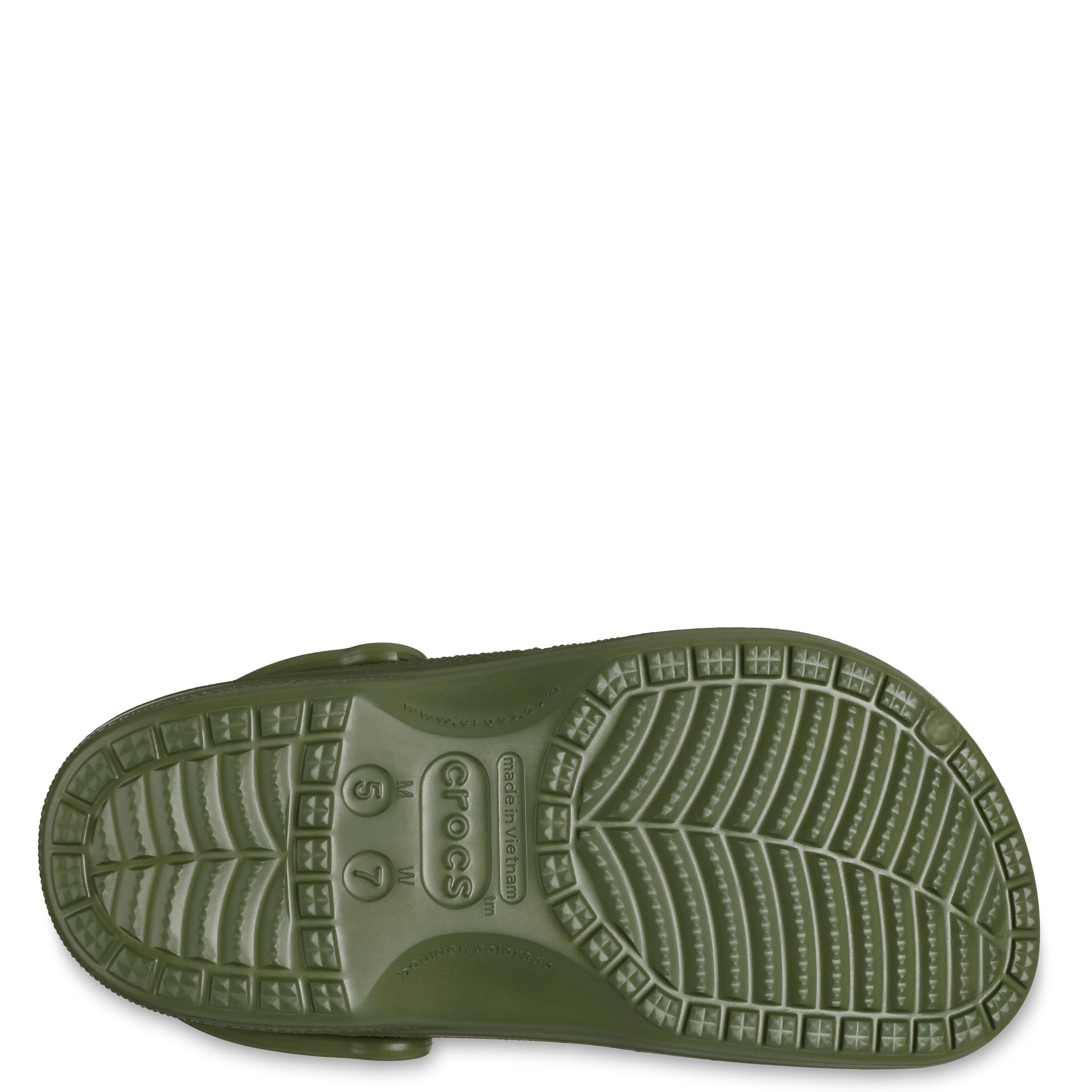 Vert armée - Crocs - Baya Lined Clogs Mens - 6
