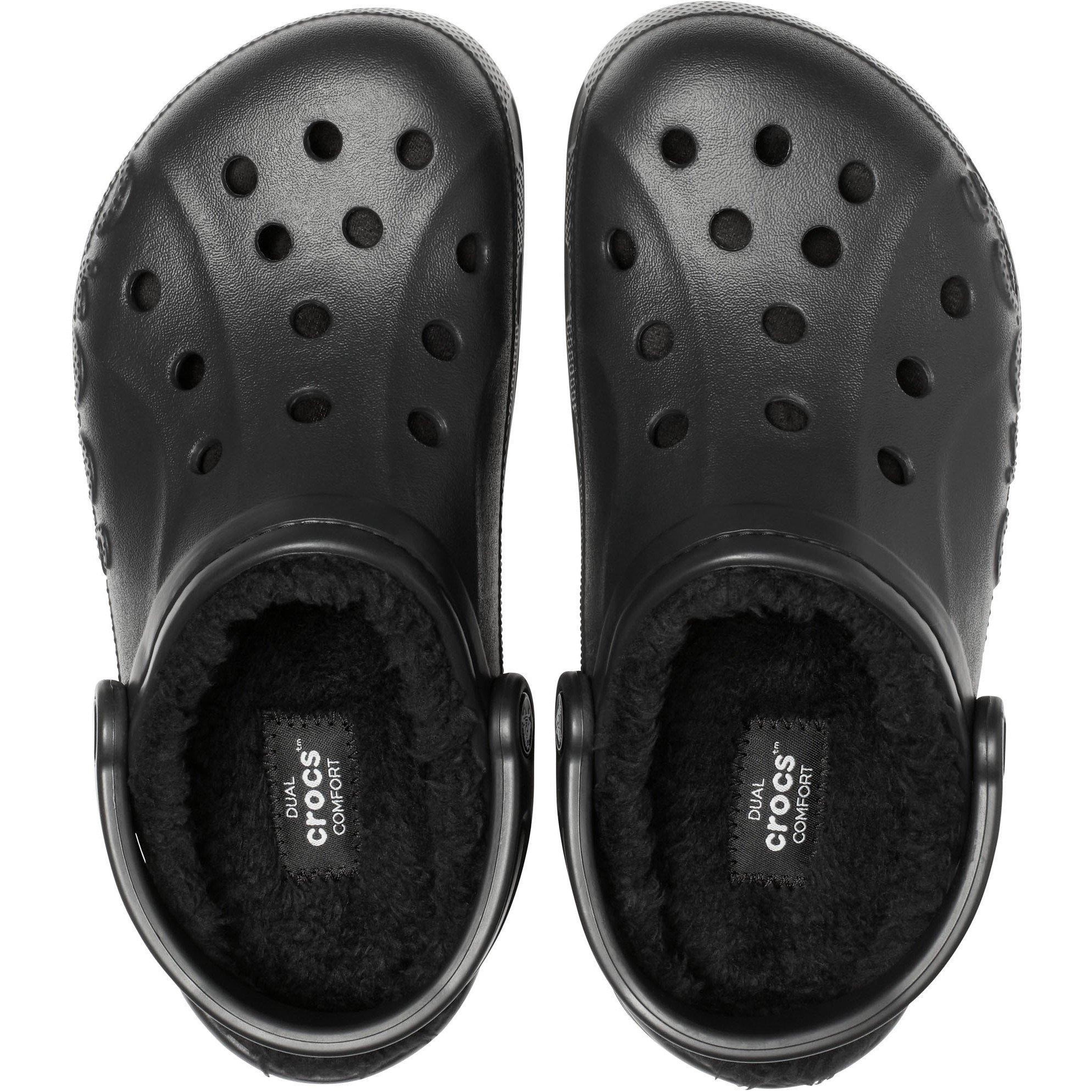 Schwarz - Crocs - Baya Lined Clogs Mens - 4