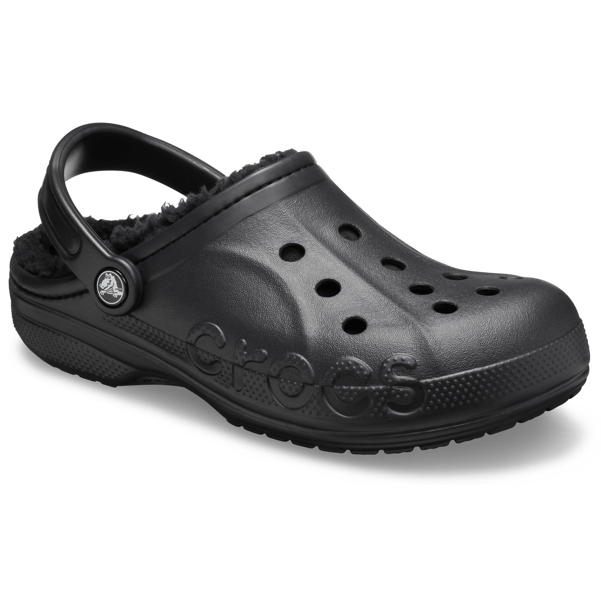 Schwarz - Crocs - Baya Lined Clogs Mens - 6