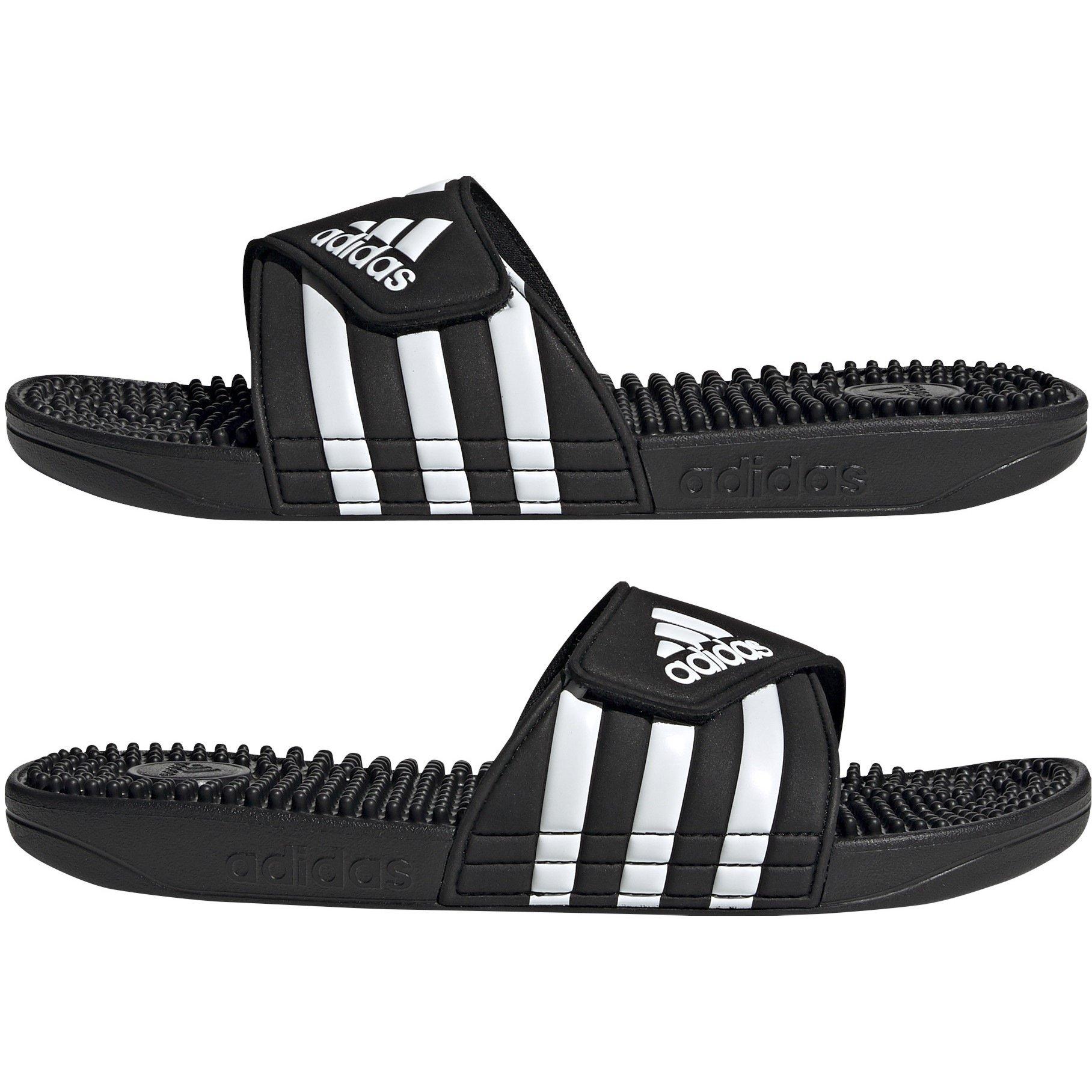 Schwarz/Weiß - adidas - Adissage Slider Sandals - 11
