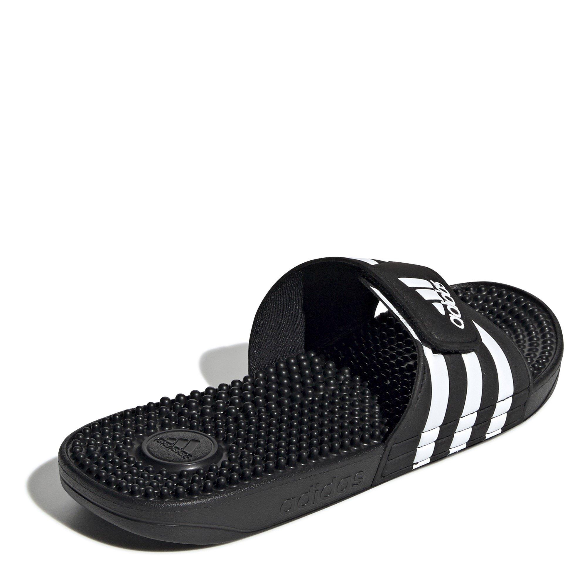 Schwarz/Weiß - adidas - Adissage Slider Sandals - 5