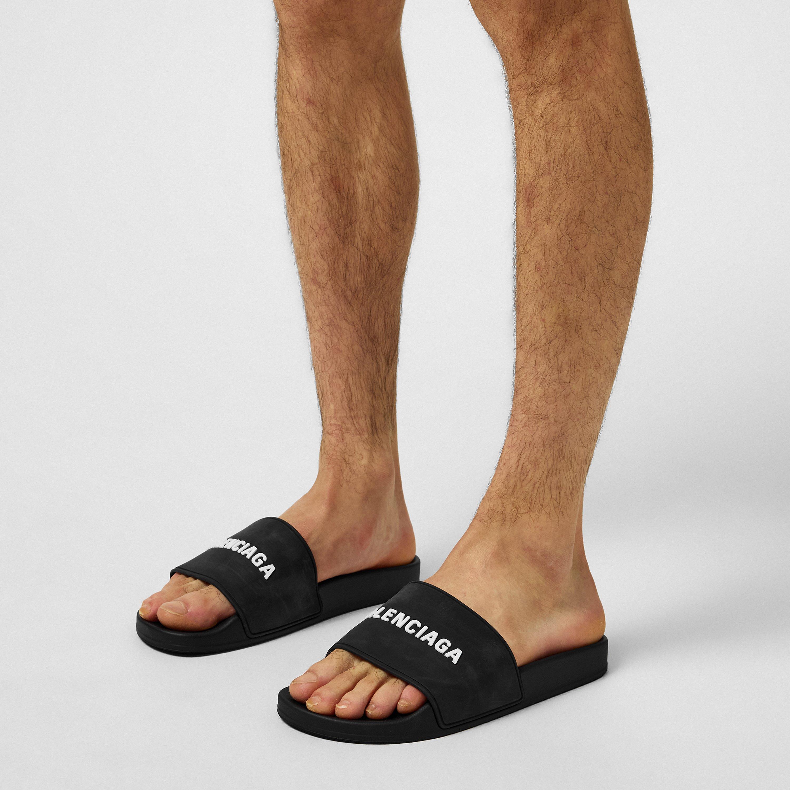 Black/White - Balenciaga - Logo Sliders - 2