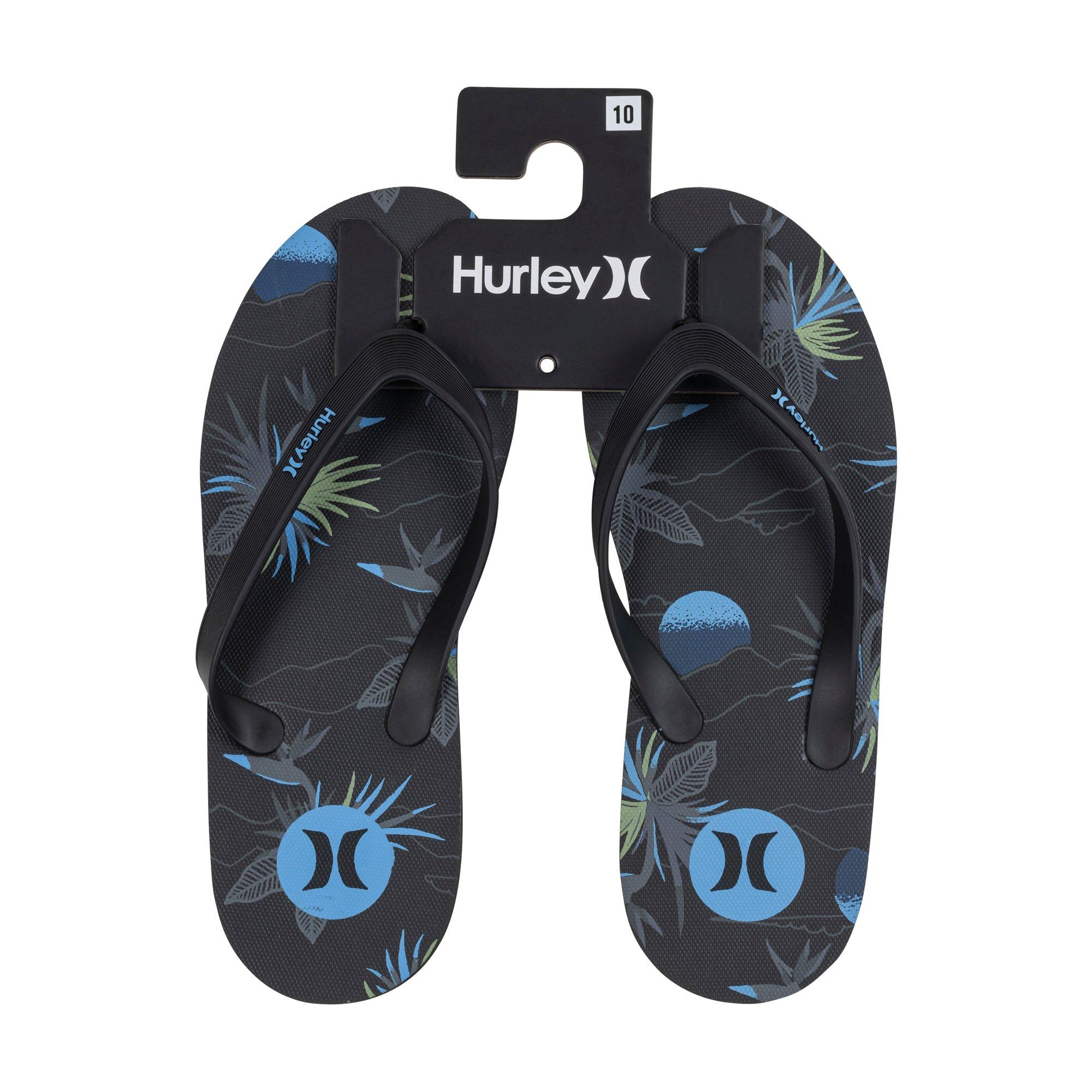 Black/Blue - Hurley - Men's One Pack Tier Flip Flop