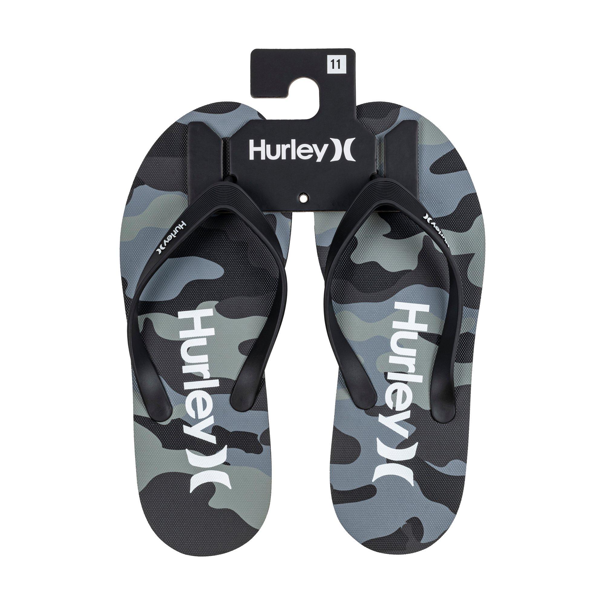 Hurley Hombre Chanclas Munich Flip Flop Marrón Para Hombre-a