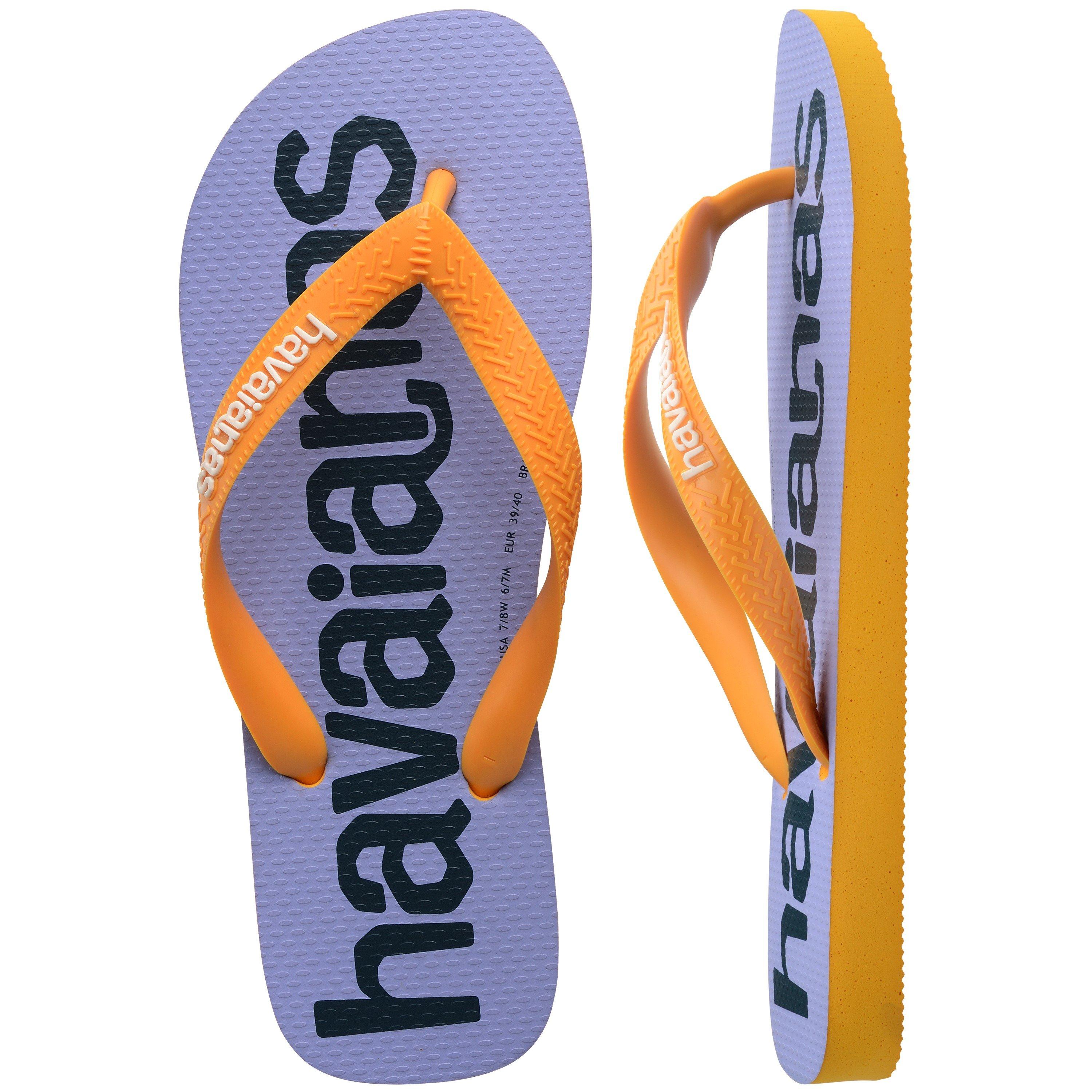 Gelb - Havaianas - Unisex Adults Top Logomania Ruby Red Flip Flops - 3