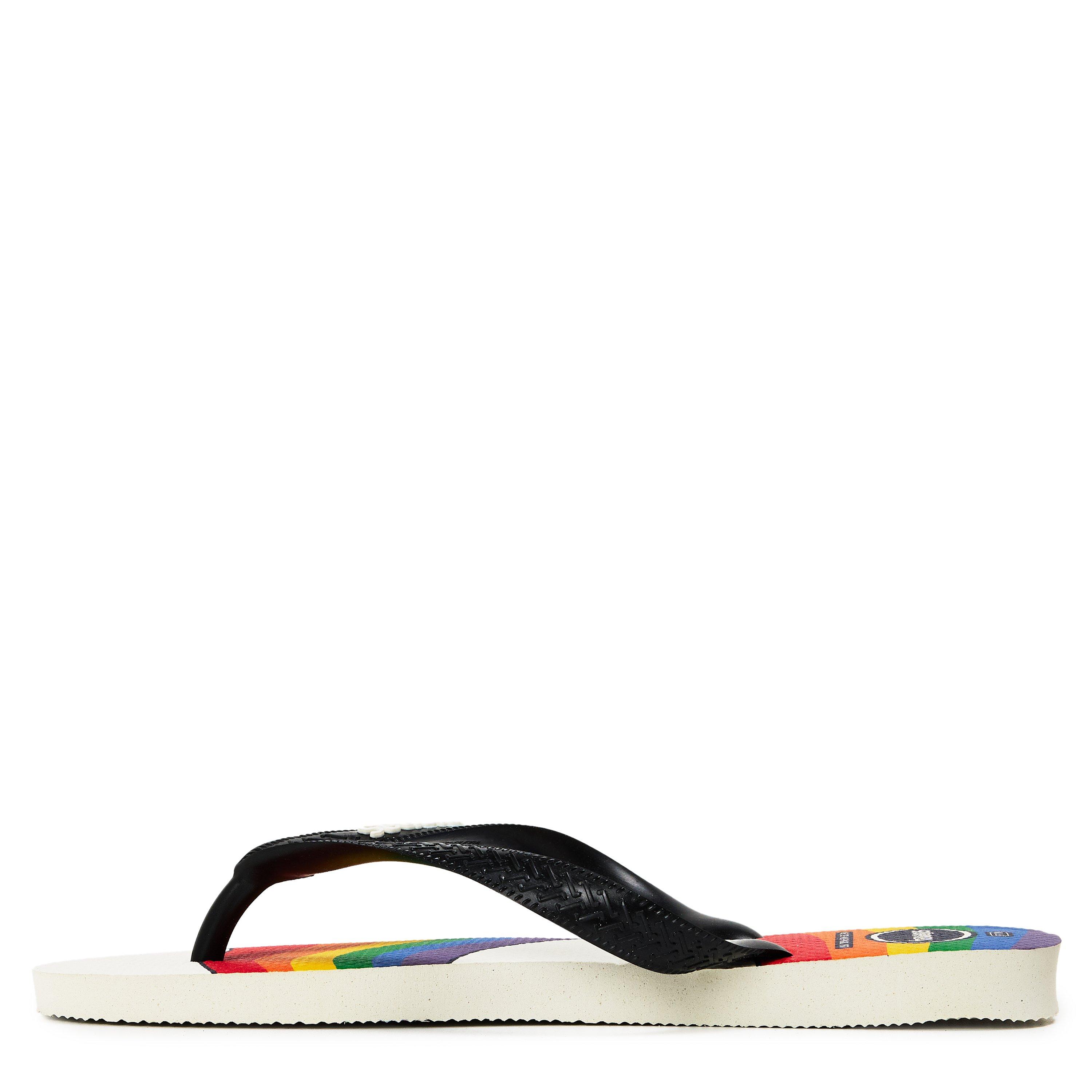 Grey/Dark/Red - Havaianas - Hav. Top Pride White/Black 43/44 Flip Flops Unisex Adults - 2