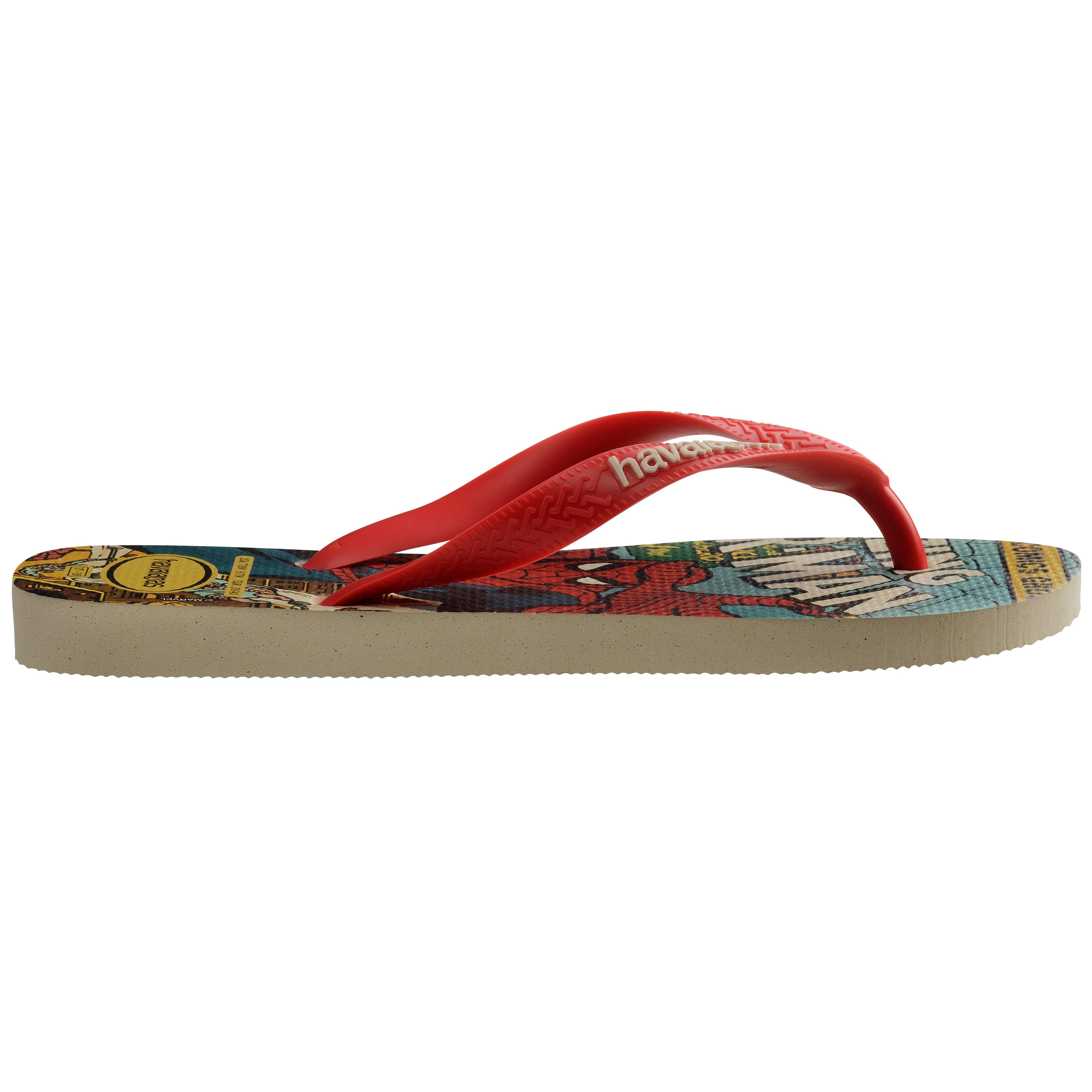 Havaianas  Adults Marvel Classics Black Flip Flops -  - 8/9